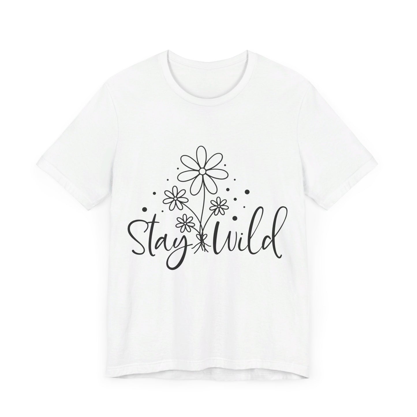 Stay Wild Jersey Short Sleeve Tee