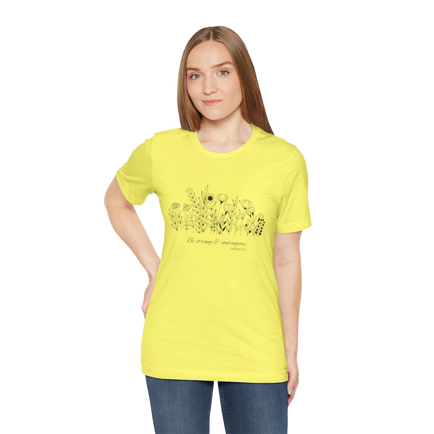 Minimalist T-Shirts, Gifts for Women, Flowers Bella Canvas, Aesthetic Tees, Floral Shirts for Women, Wild Flowers Graphic Tees Unisex