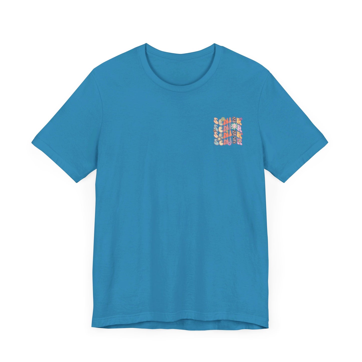 Senior 2025 Bella Canvas Unisex Garment-Dyed T-shirt/Front and back design/Senior 2025/Class of 2025/Graduation class of 2025/gift for her