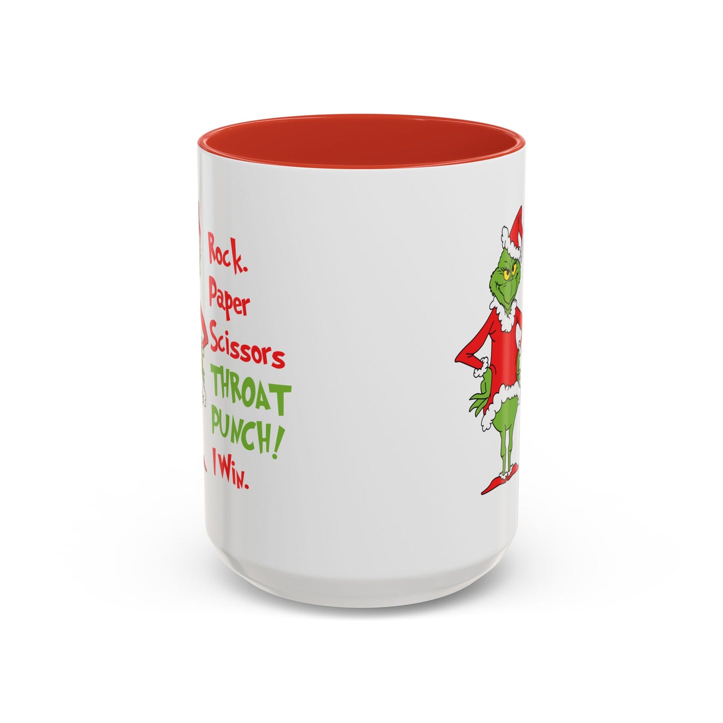 Grinch Accent Coffee Mug (11 oz) /Holiday Mug/ Holiday Coffee Mug/ Funny Holiday Mug