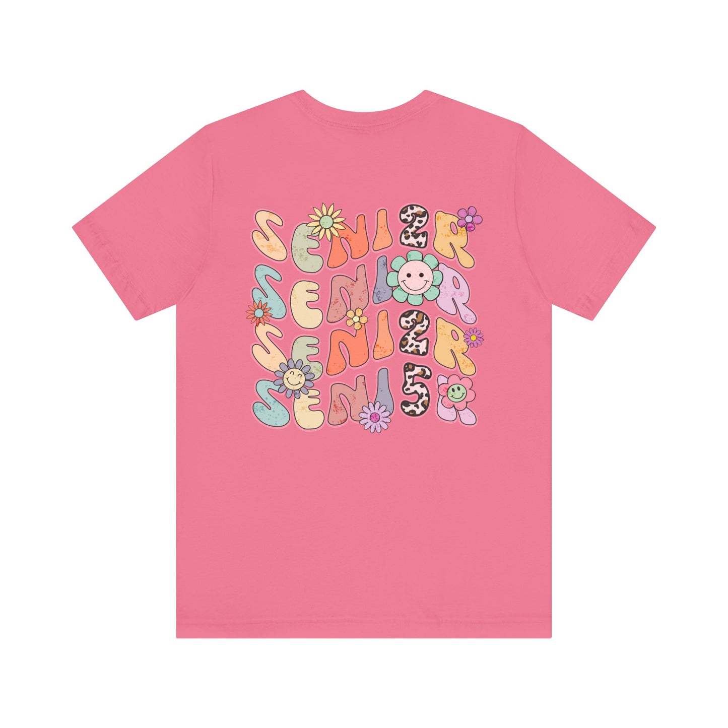 Senior 2025 Bella Canvas Unisex Garment-Dyed T-shirt/Front and back design/Senior 2025/Class of 2025/Graduation class of 2025/gift for her