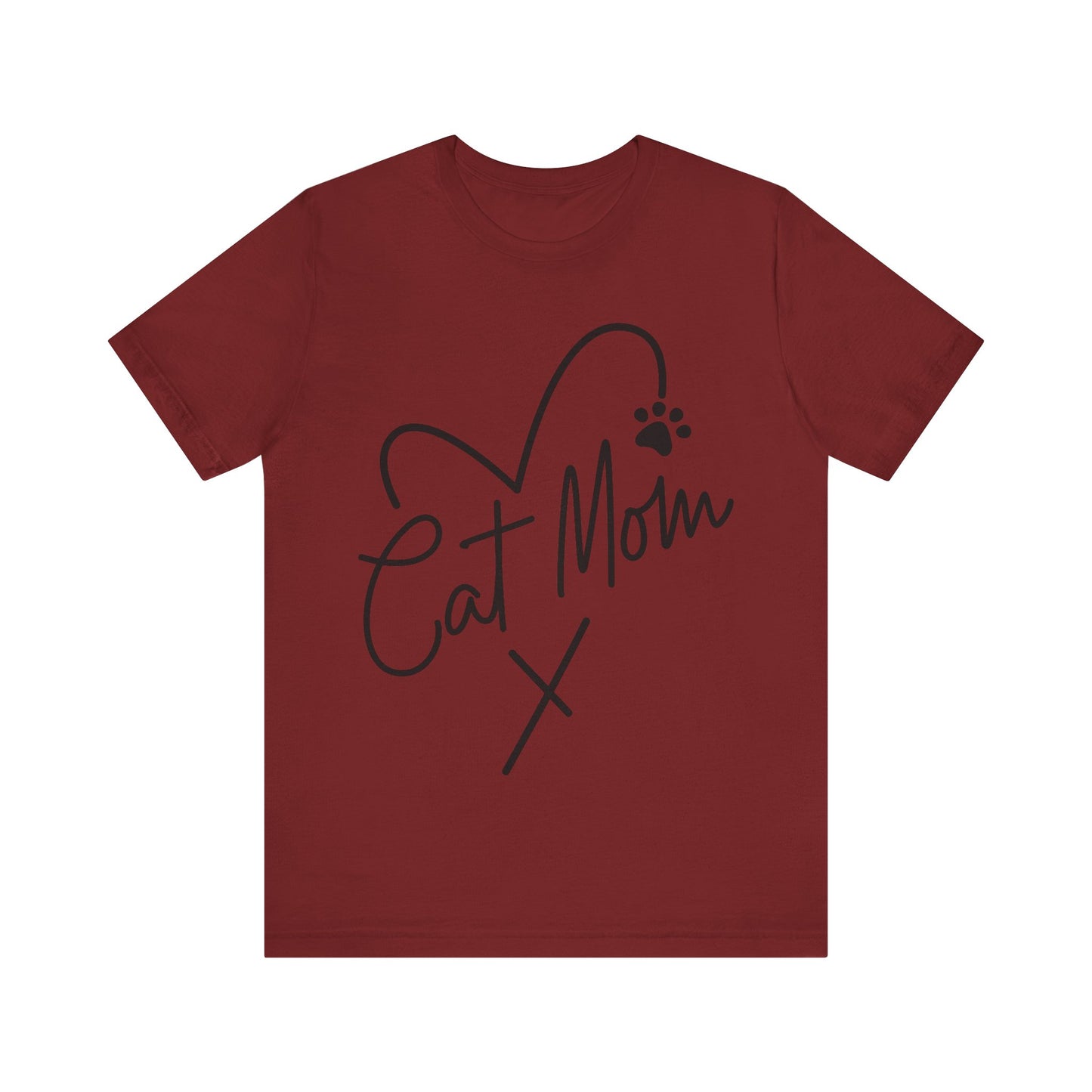 Cat Mom Short Sleeve T-Shirt