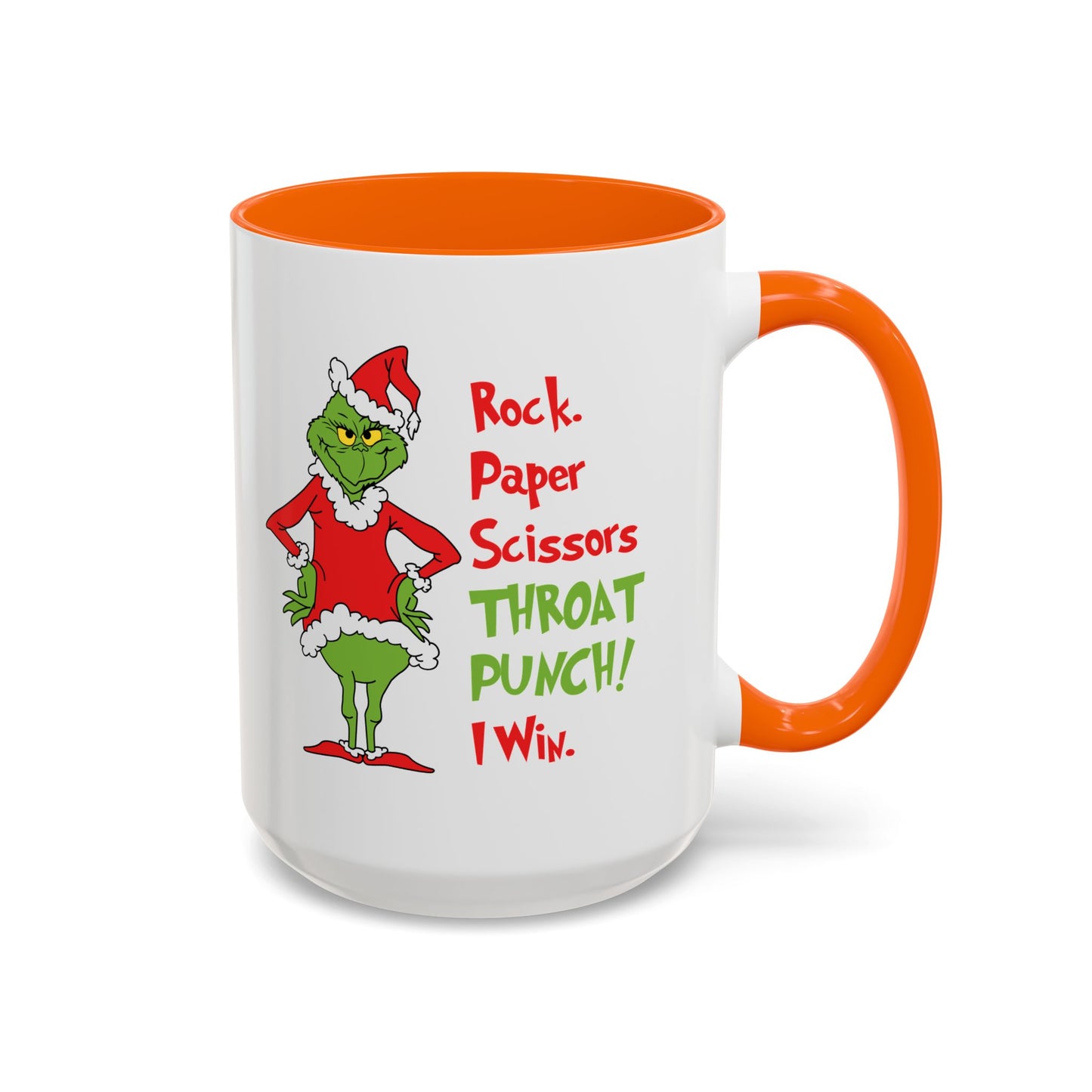 Grinch Accent Coffee Mug (11 oz) /Holiday Mug/ Holiday Coffee Mug/ Funny Holiday Mug