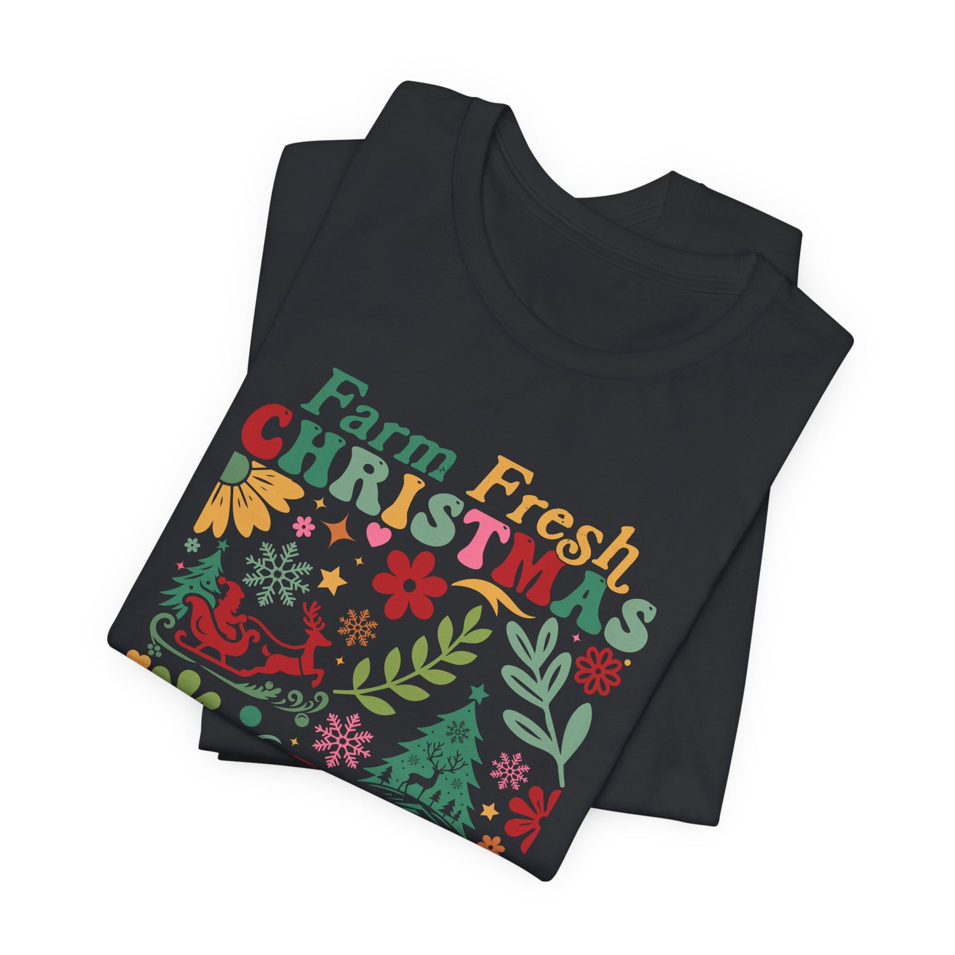 Farm Fresh Retro Jersey Short Sleeve Bella Canvas Tee