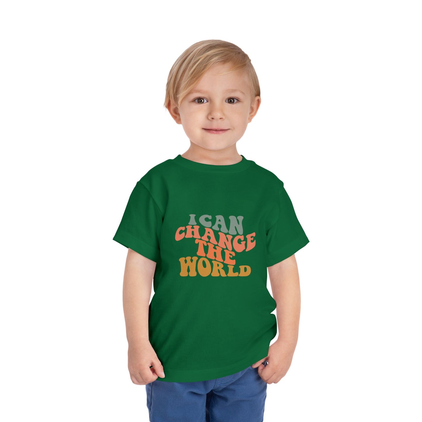 I Can Change the World Toddler Short Sleeve Tee