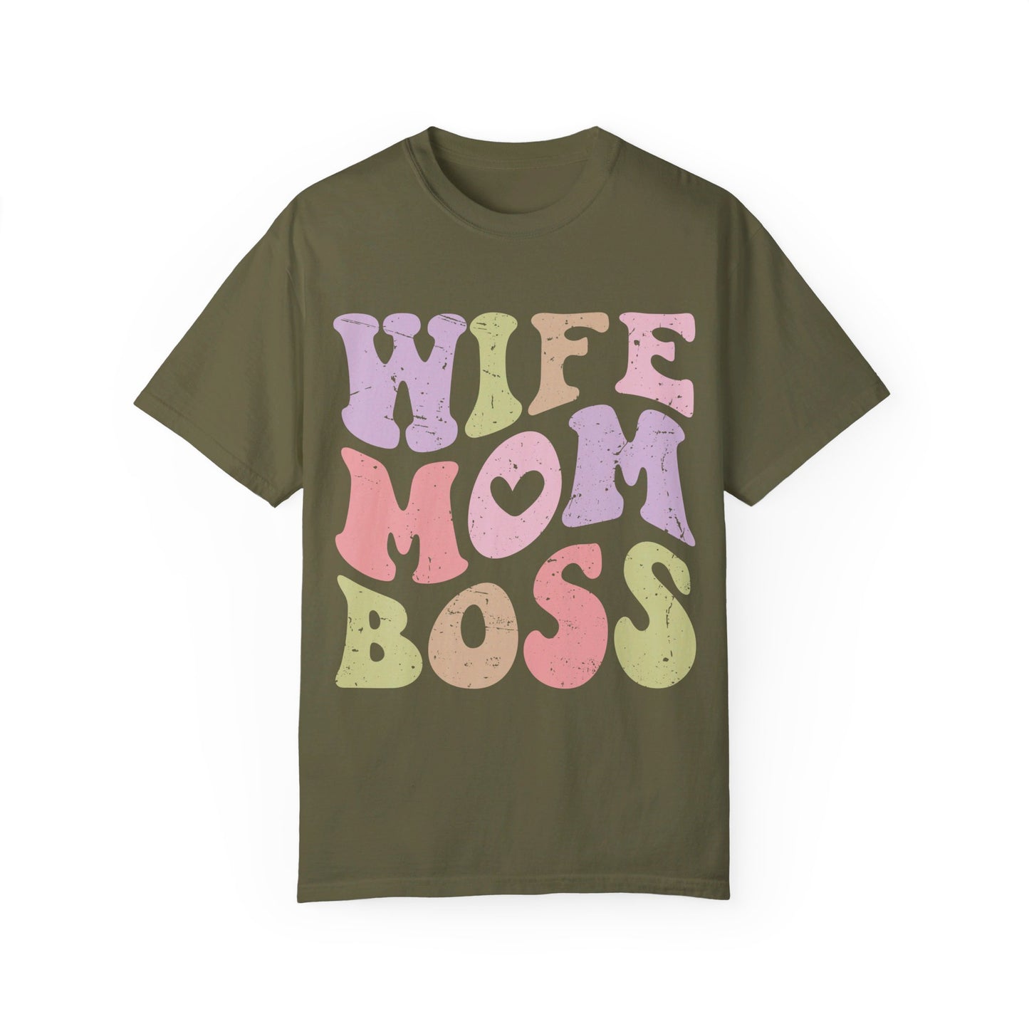 Wife Mom Boss Comfort Color T-shirt
