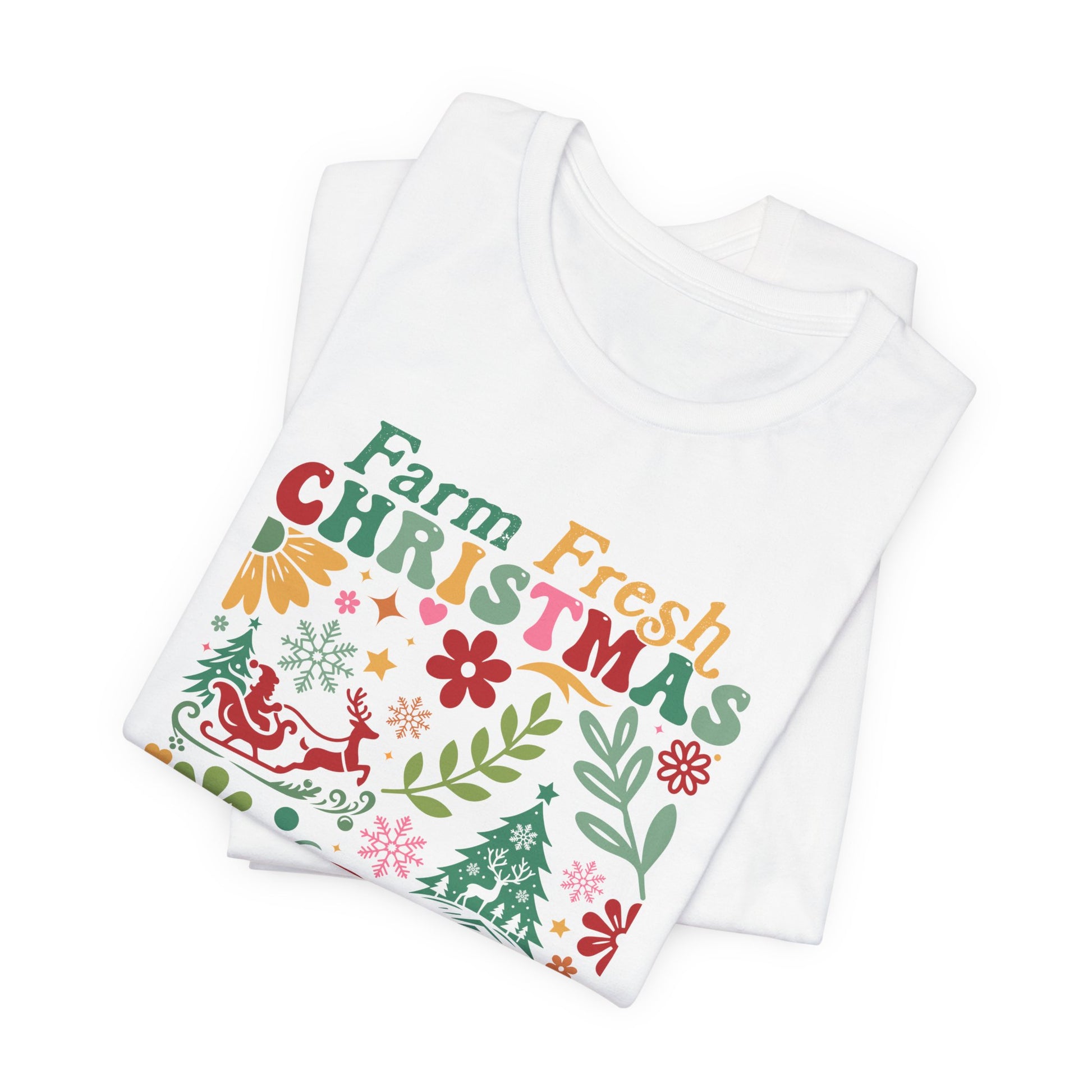Farm Fresh Retro Jersey Short Sleeve Bella Canvas Tee