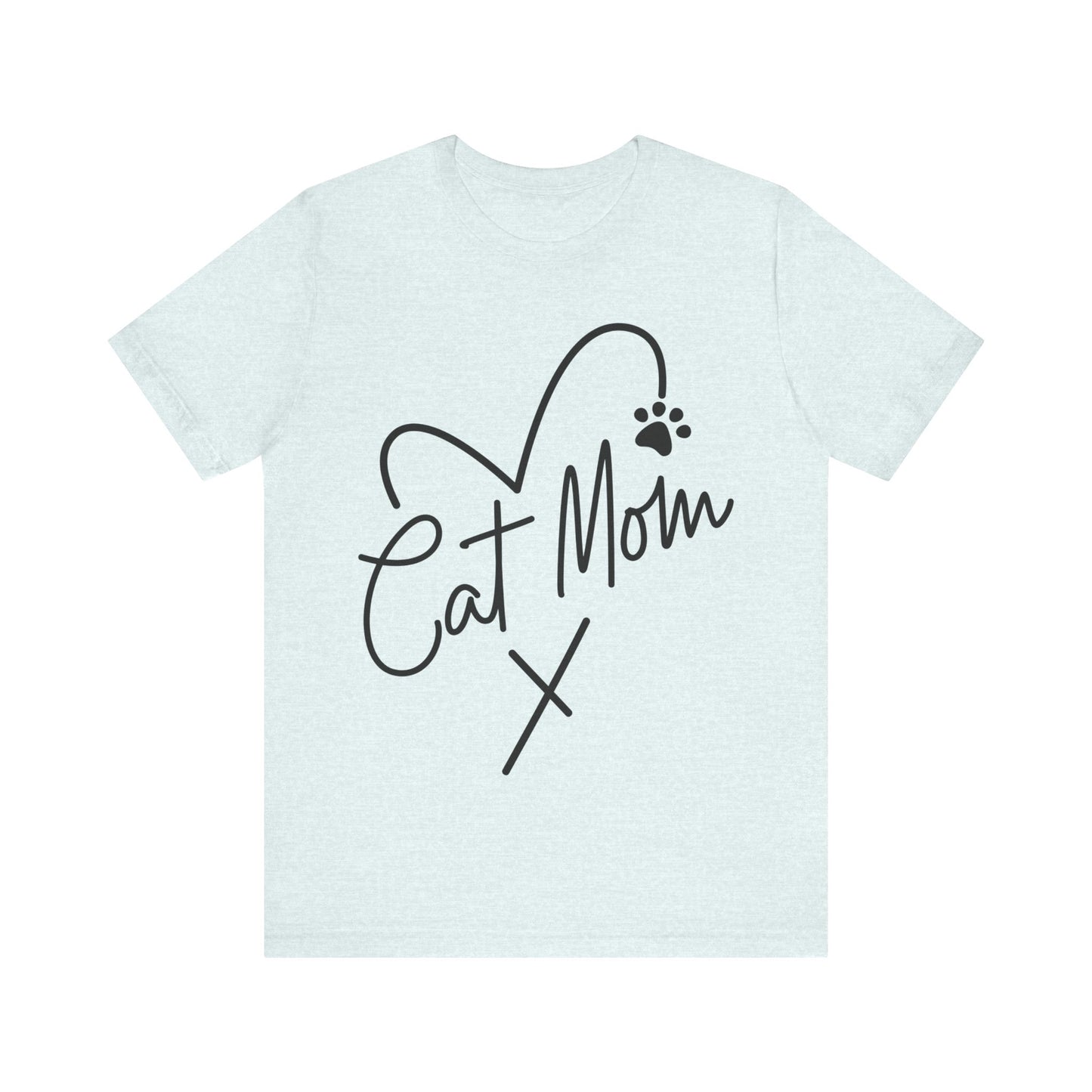 Cat Mom Short Sleeve T-Shirt