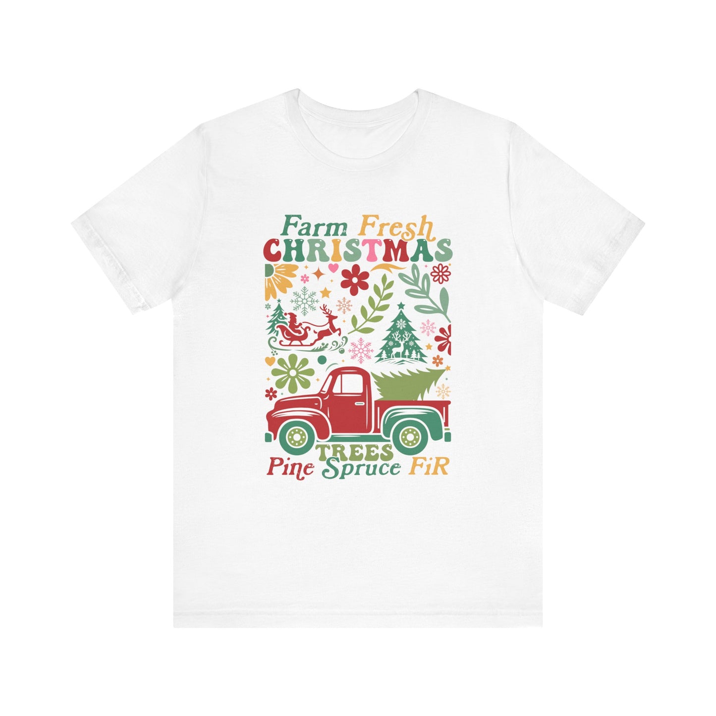 Farm Fresh Retro Jersey Short Sleeve Bella Canvas Tee