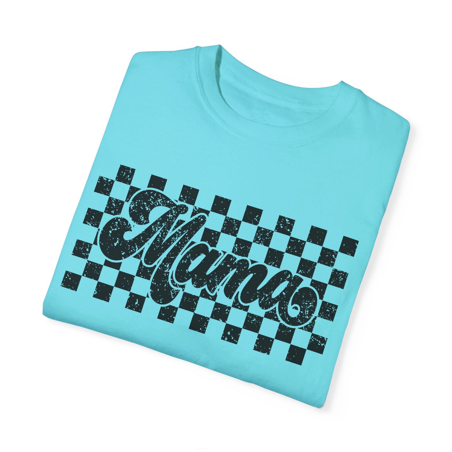 Mama Checkered Comfort Color T-Shirt