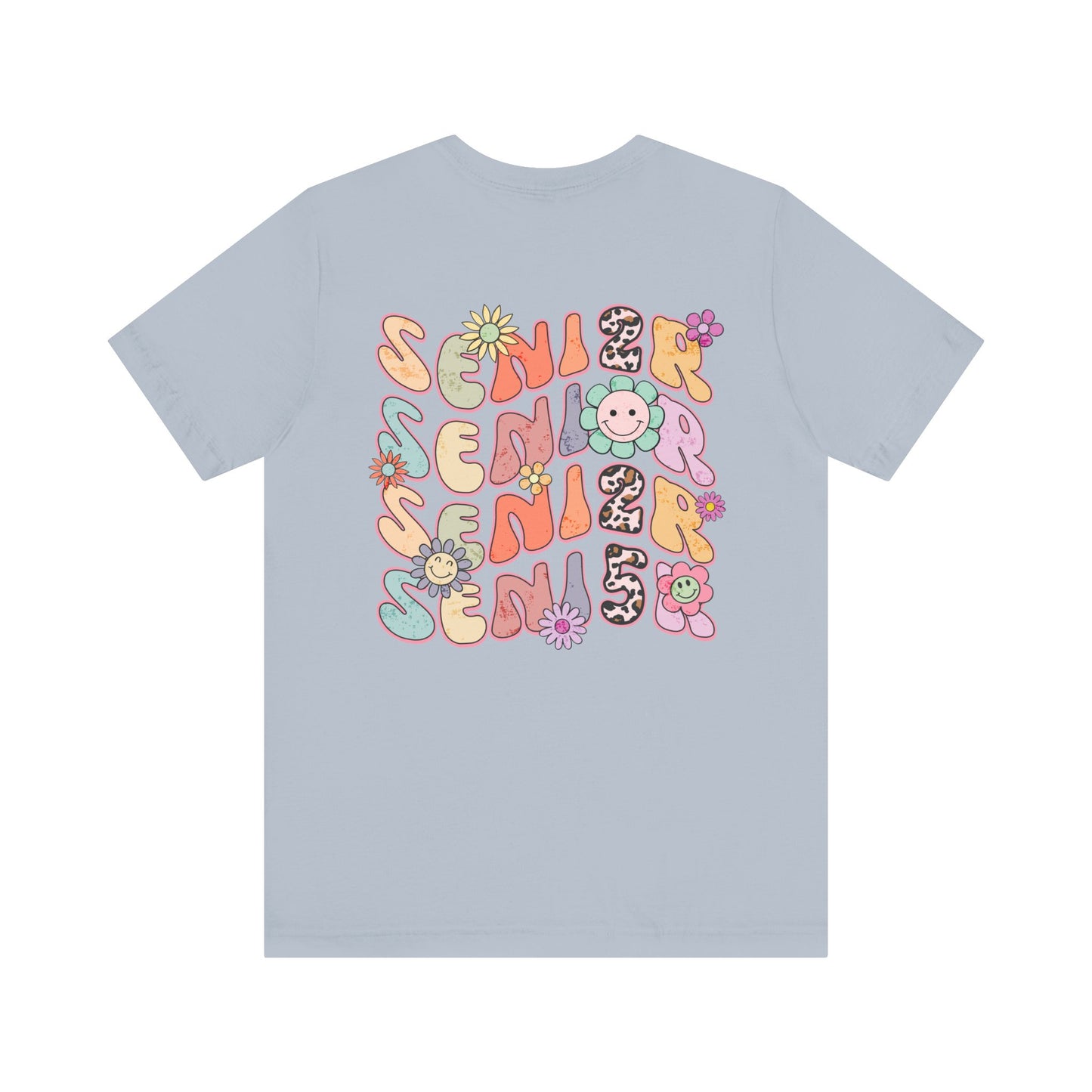 Senior 2025 Bella Canvas Unisex Garment-Dyed T-shirt/Front and back design/Senior 2025/Class of 2025/Graduation class of 2025/gift for her