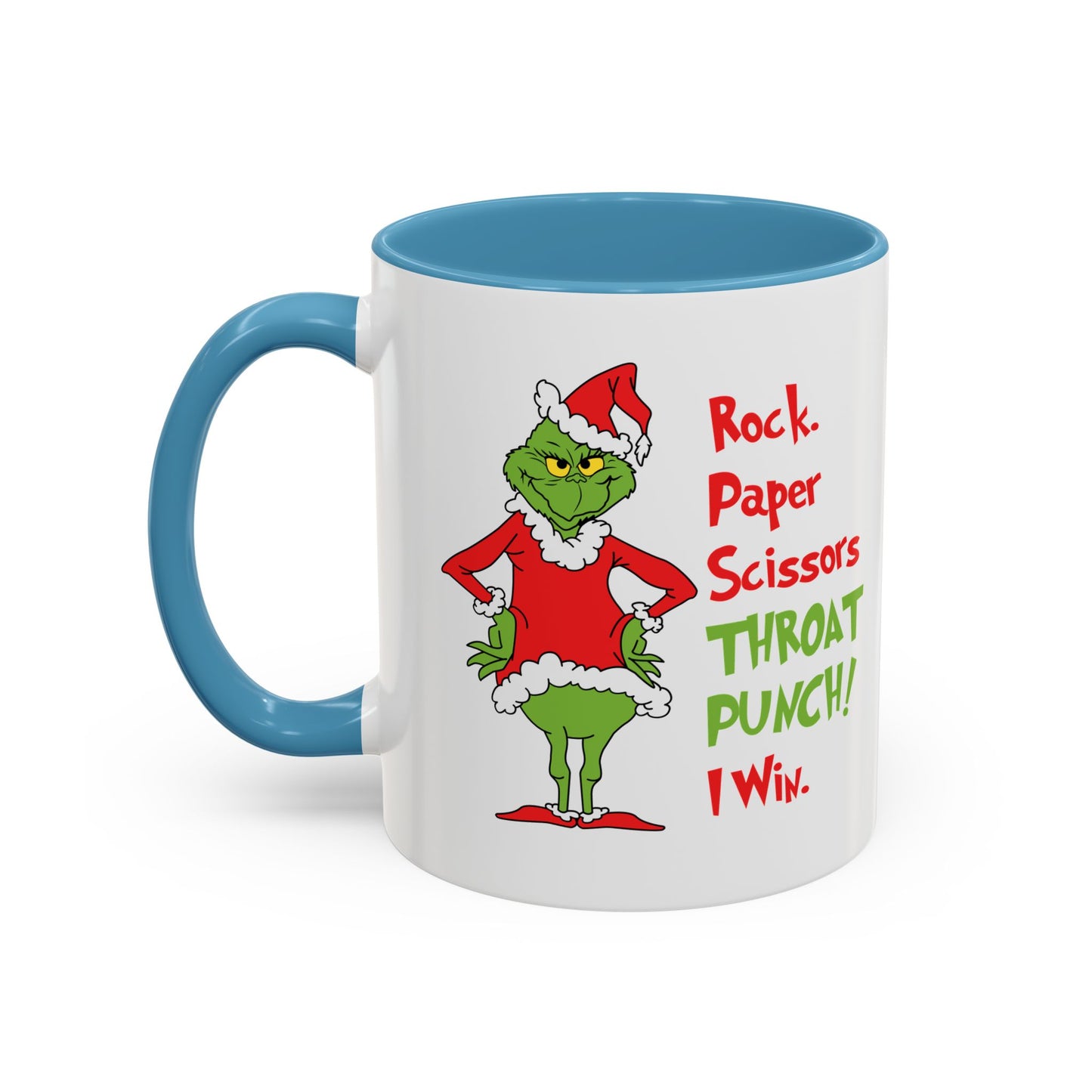 Grinch Accent Coffee Mug (11 oz) /Holiday Mug/ Holiday Coffee Mug/ Funny Holiday Mug
