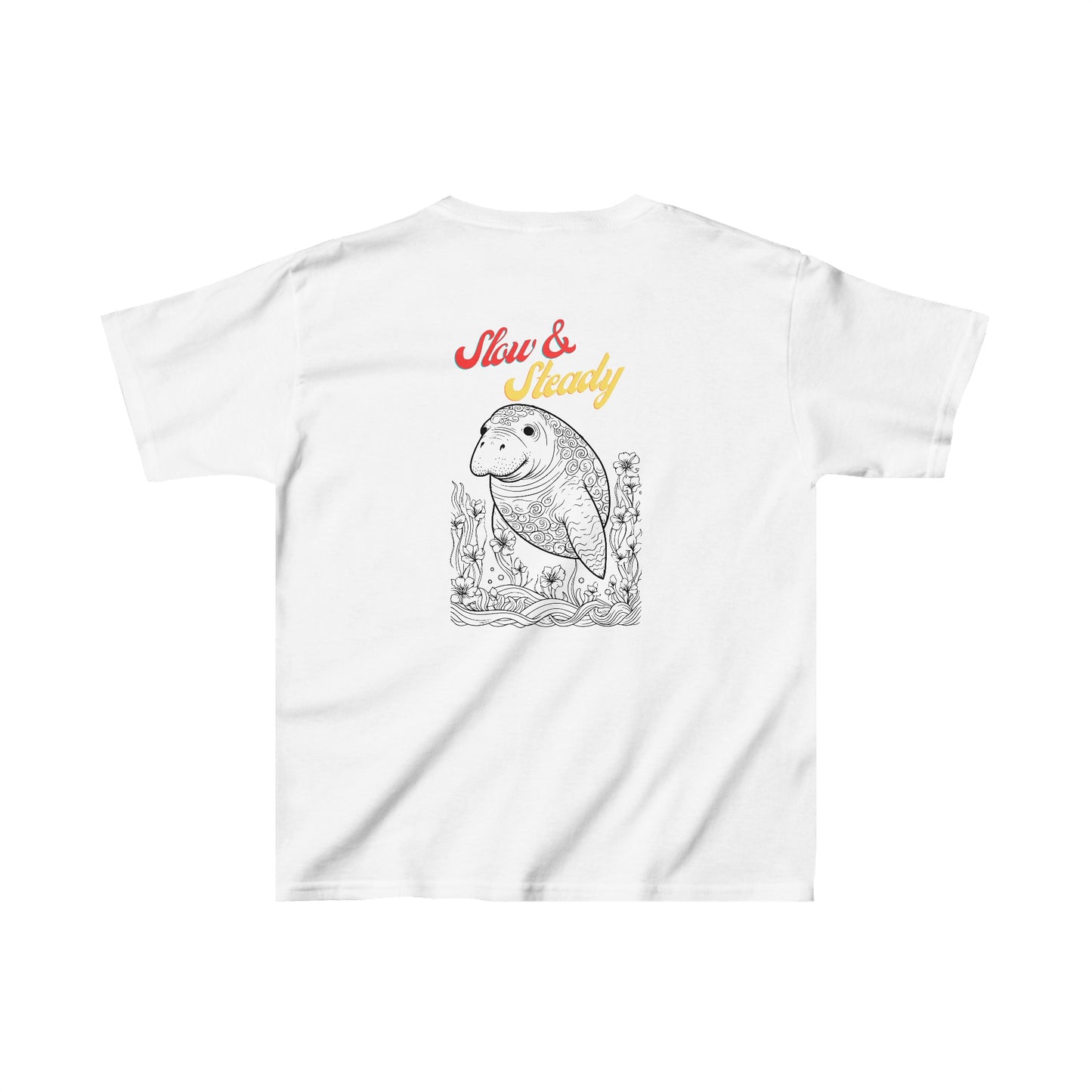 Manatee Unisex kids Heavy Cotton Tee/ Earth Day shirt