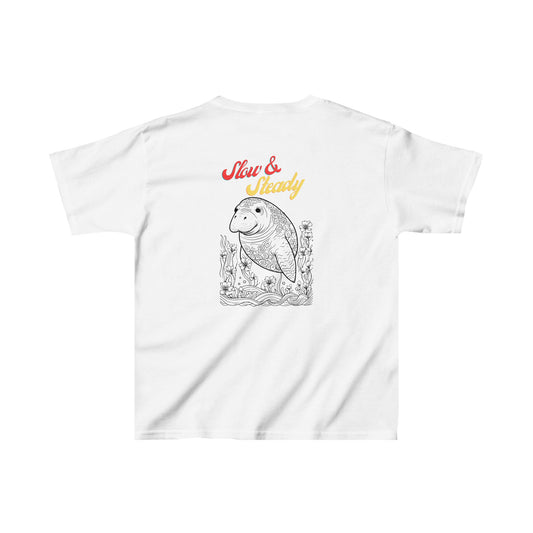 Manatee Unisex kids Heavy Cotton Tee/ Earth Day shirt