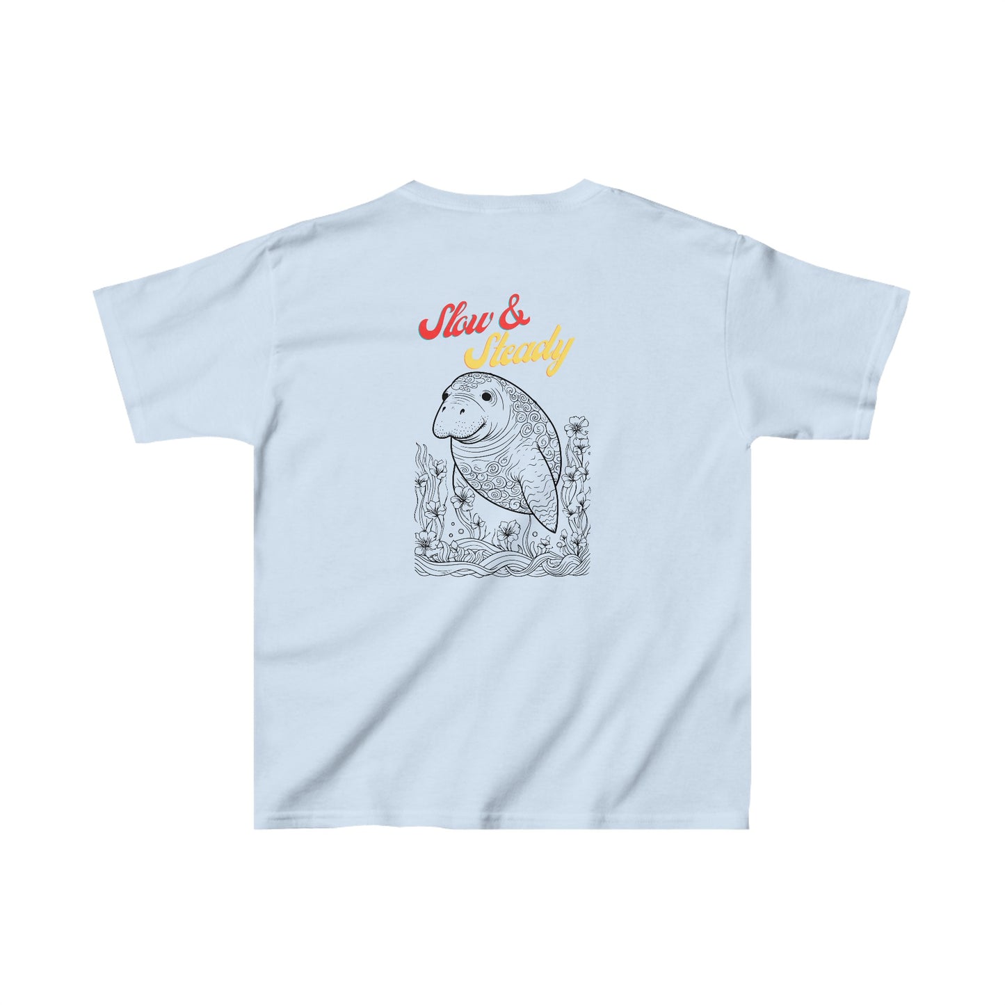 Manatee Unisex kids Heavy Cotton Tee/ Earth Day shirt