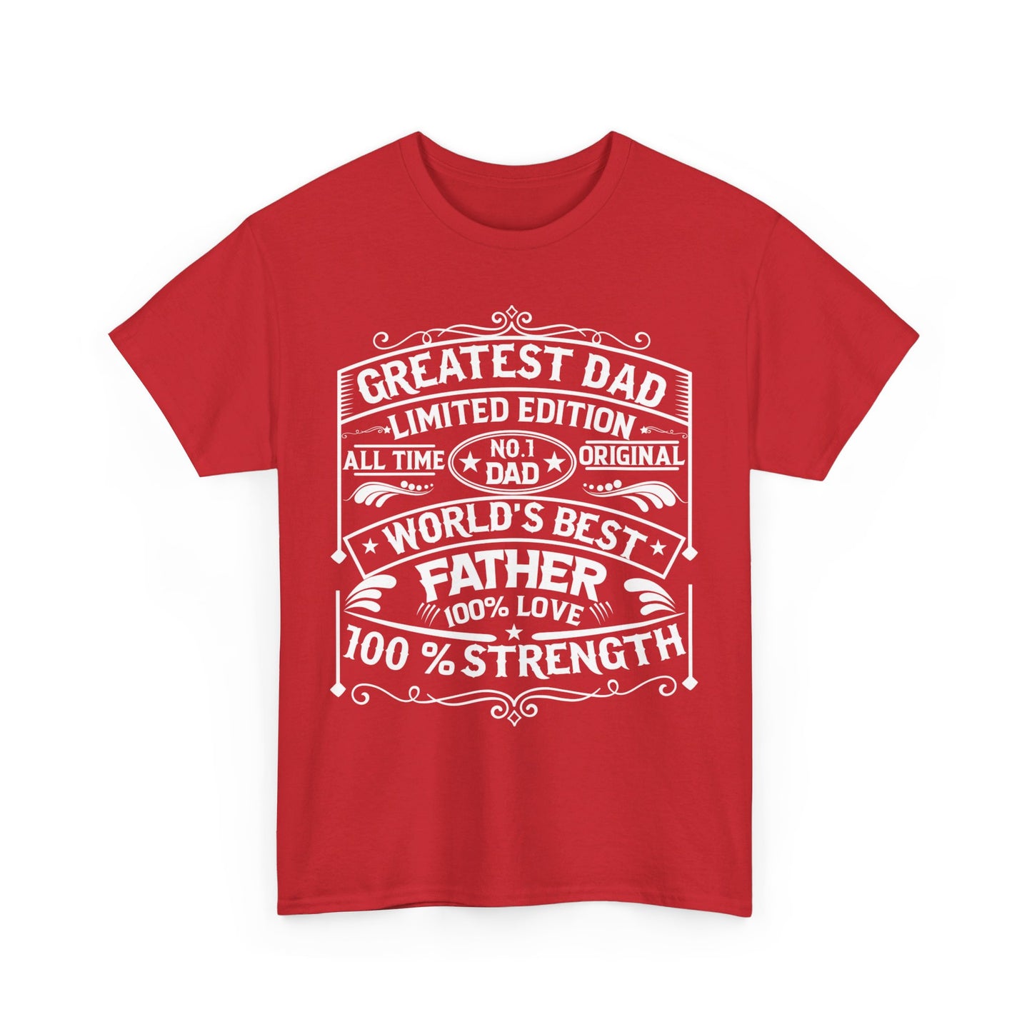 Greatest Dad Unisex Heavy Cotton Tee
