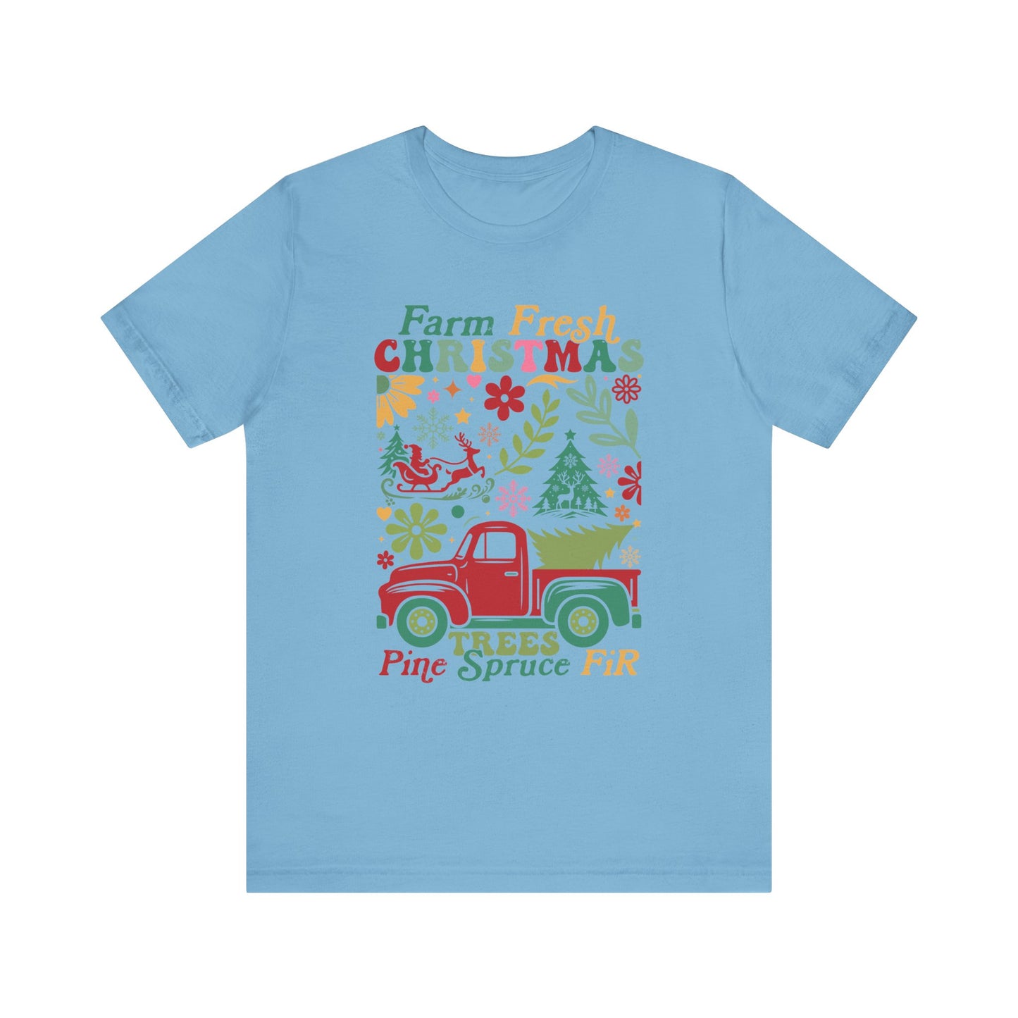 Farm Fresh Retro Jersey Short Sleeve Bella Canvas Tee