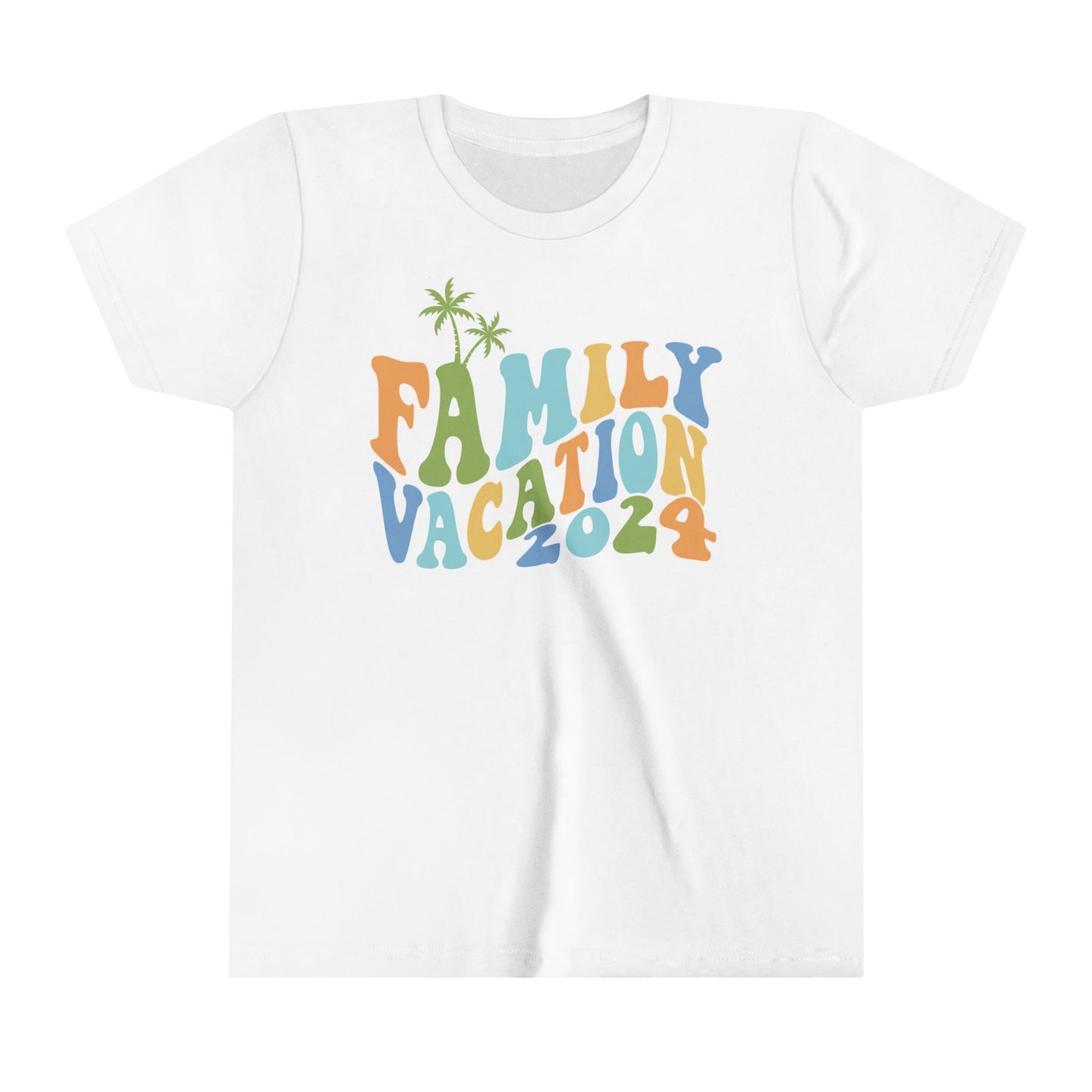 Family Vacation 2024 Matching Family Unisex Youth Short Sleeve Tee