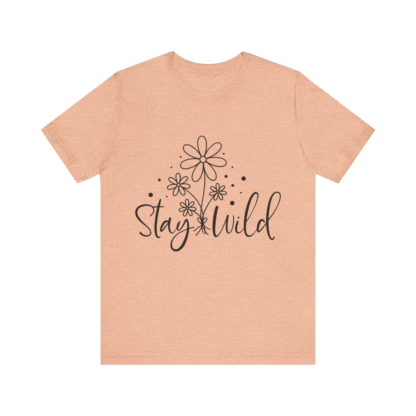 Stay Wild Jersey Short Sleeve Tee