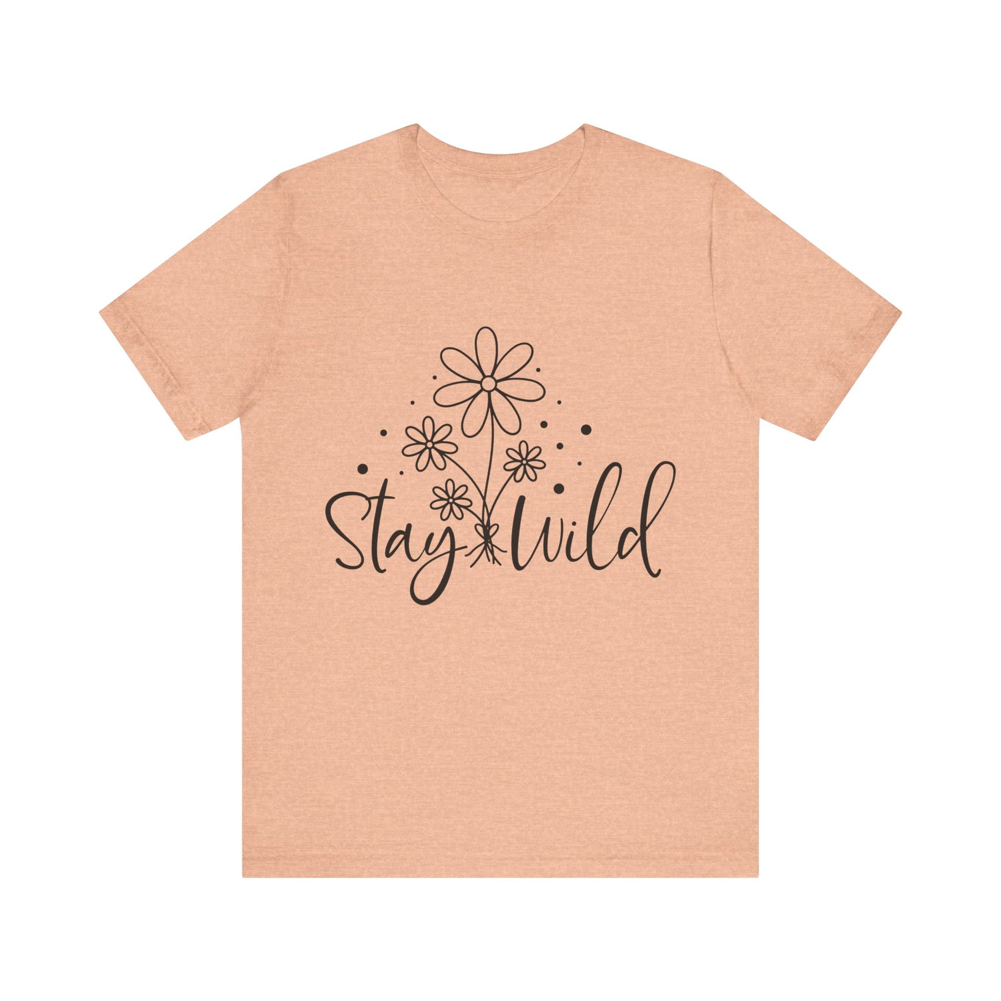Stay Wild Jersey Short Sleeve Tee