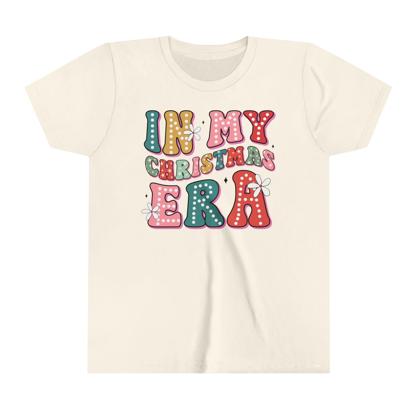In My Christmas Era Youth Short Sleeve Tee