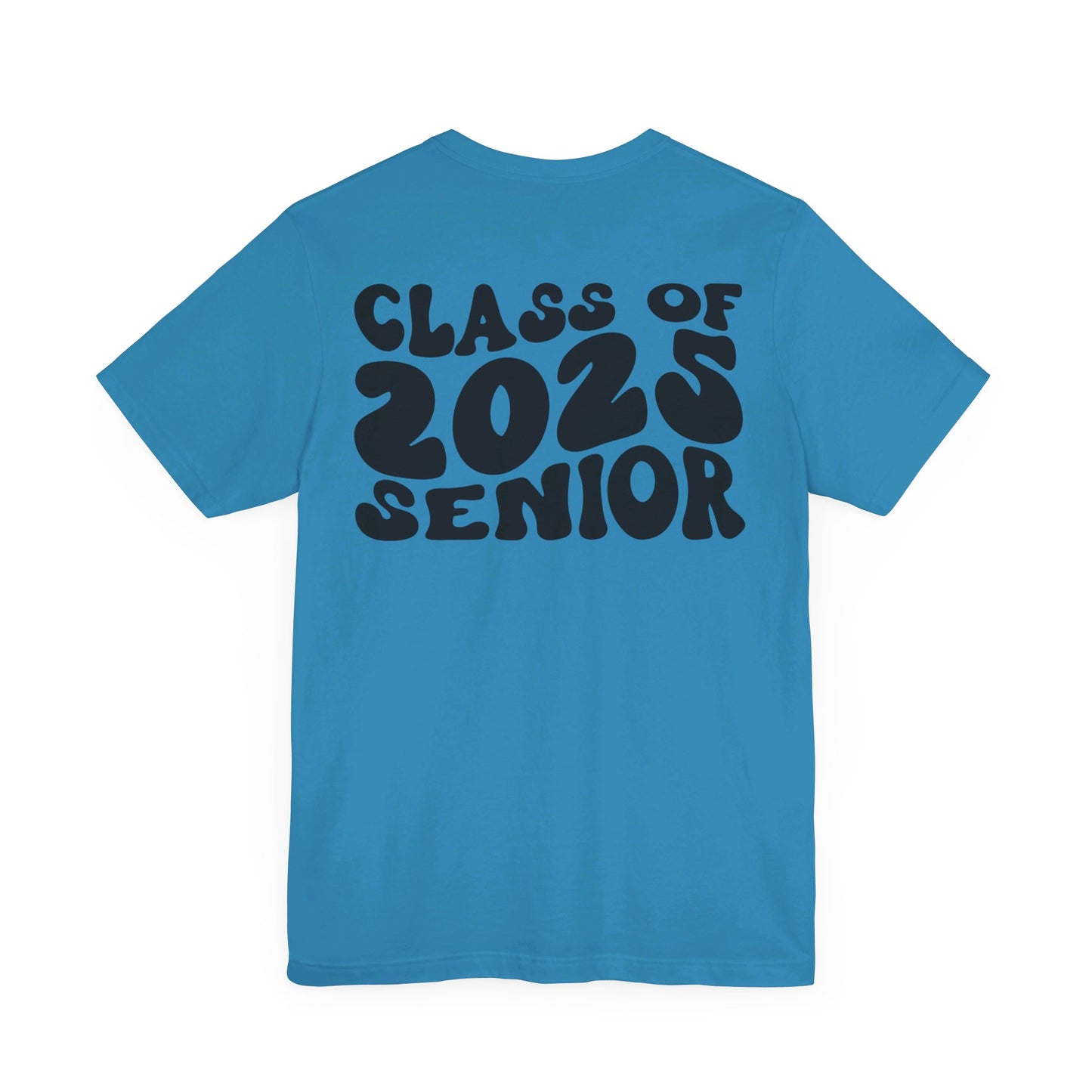 Senior 2025 Front and Back Design Short Sleeve Tee/Panthers 2025