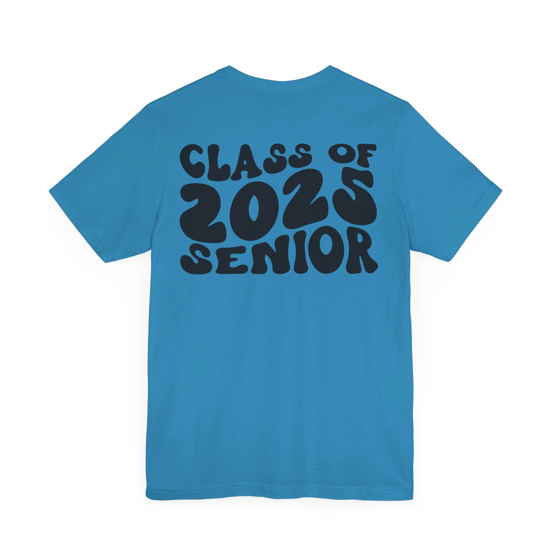 Senior 2025 Front and Back Design Short Sleeve Tee/Panthers 2025