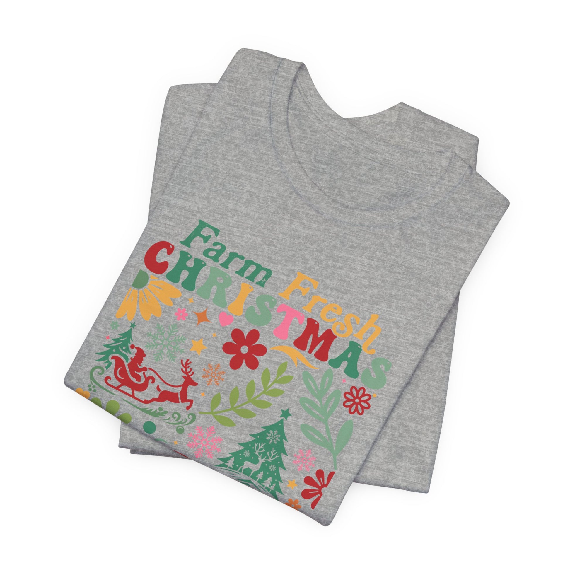 Farm Fresh Retro Jersey Short Sleeve Bella Canvas Tee