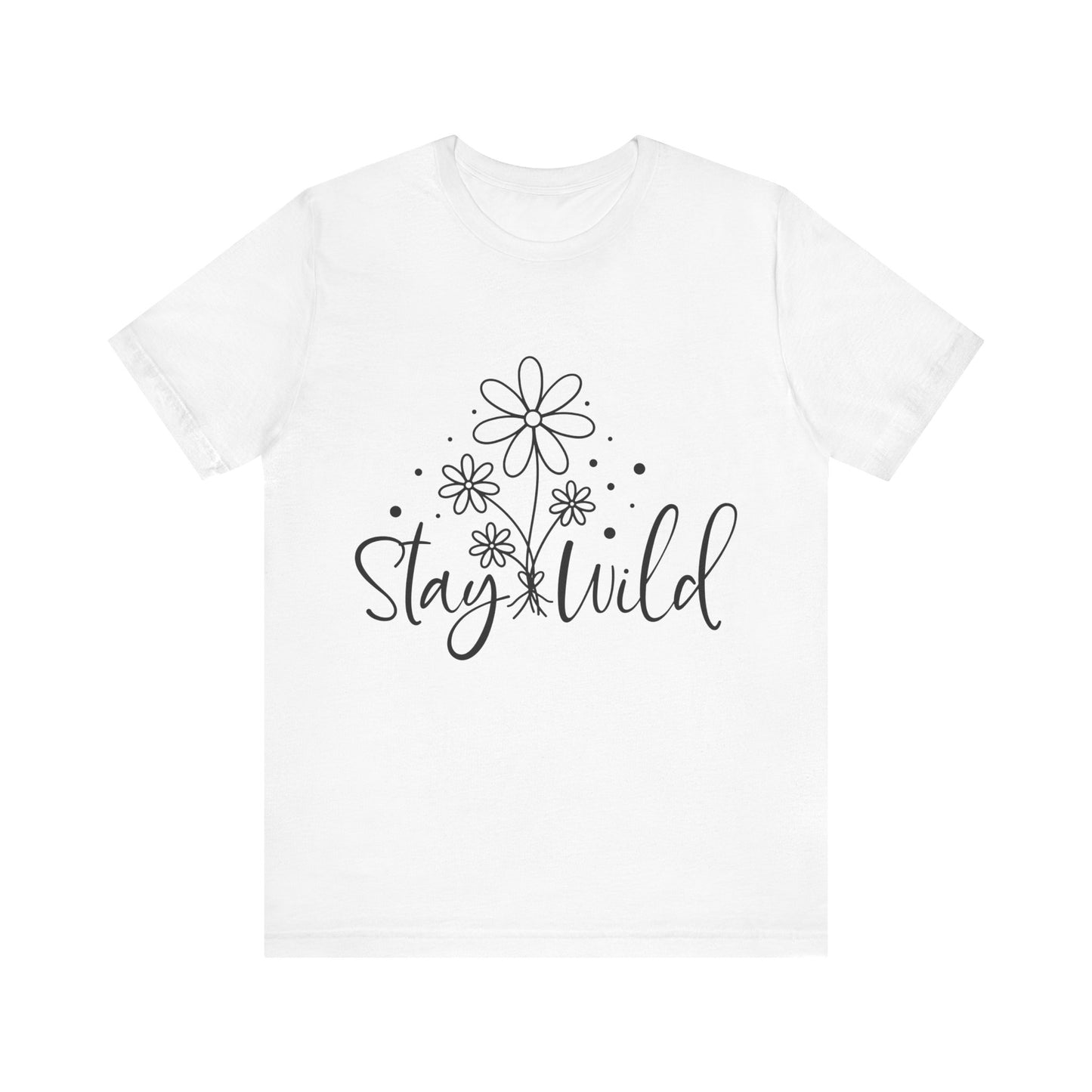 Stay Wild Jersey Short Sleeve Tee
