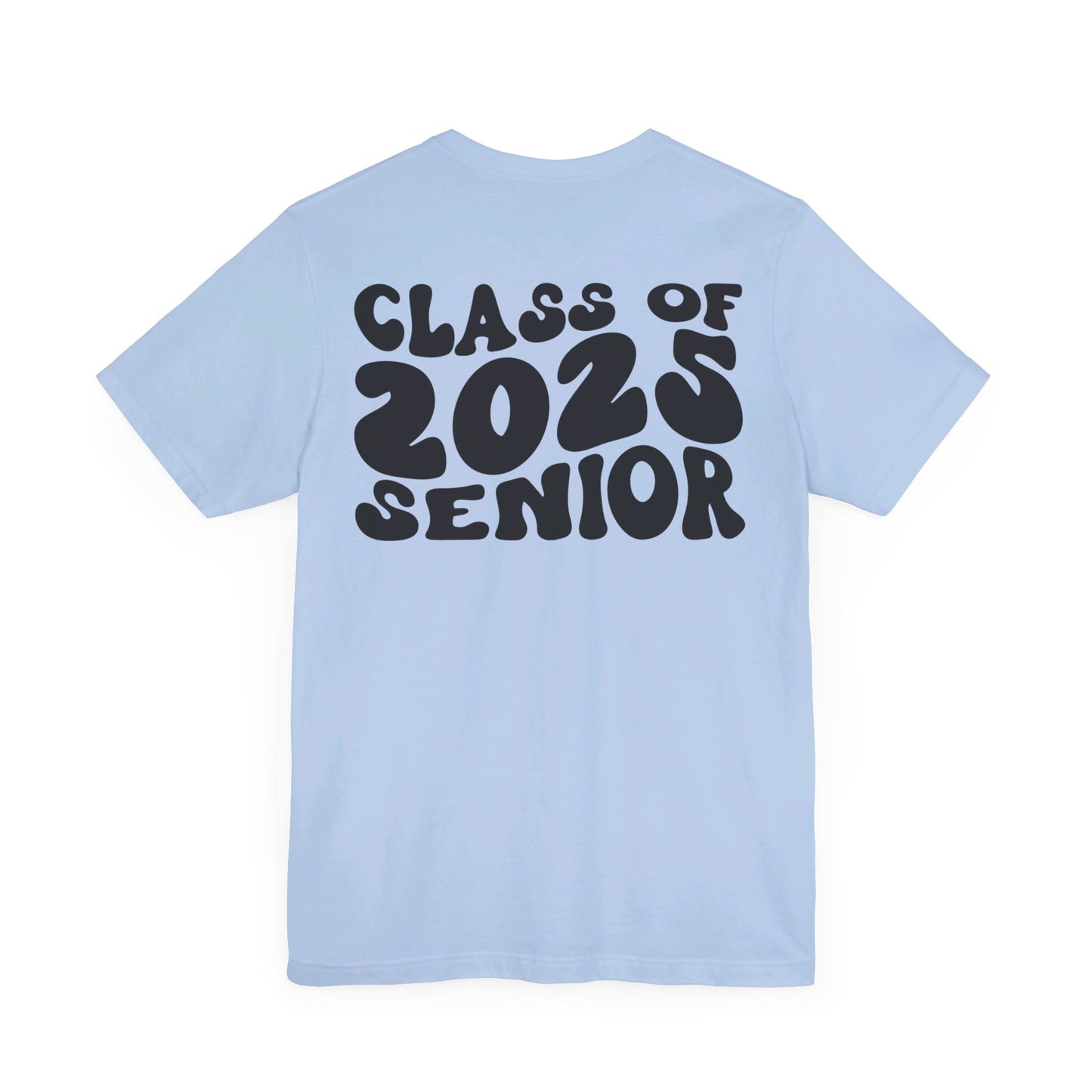 Senior 2025 Front and Back Design Short Sleeve Tee/Panthers 2025