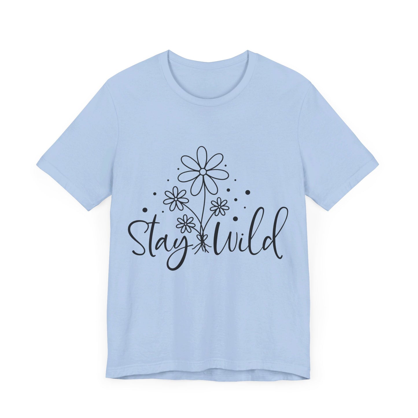 Stay Wild Jersey Short Sleeve Tee
