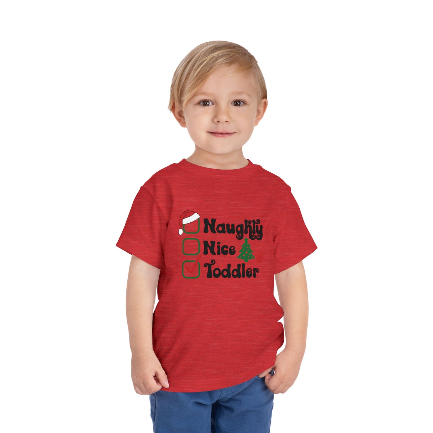 Christmas Toddler Short Sleeve Tee/ Toddler Christmas Tee