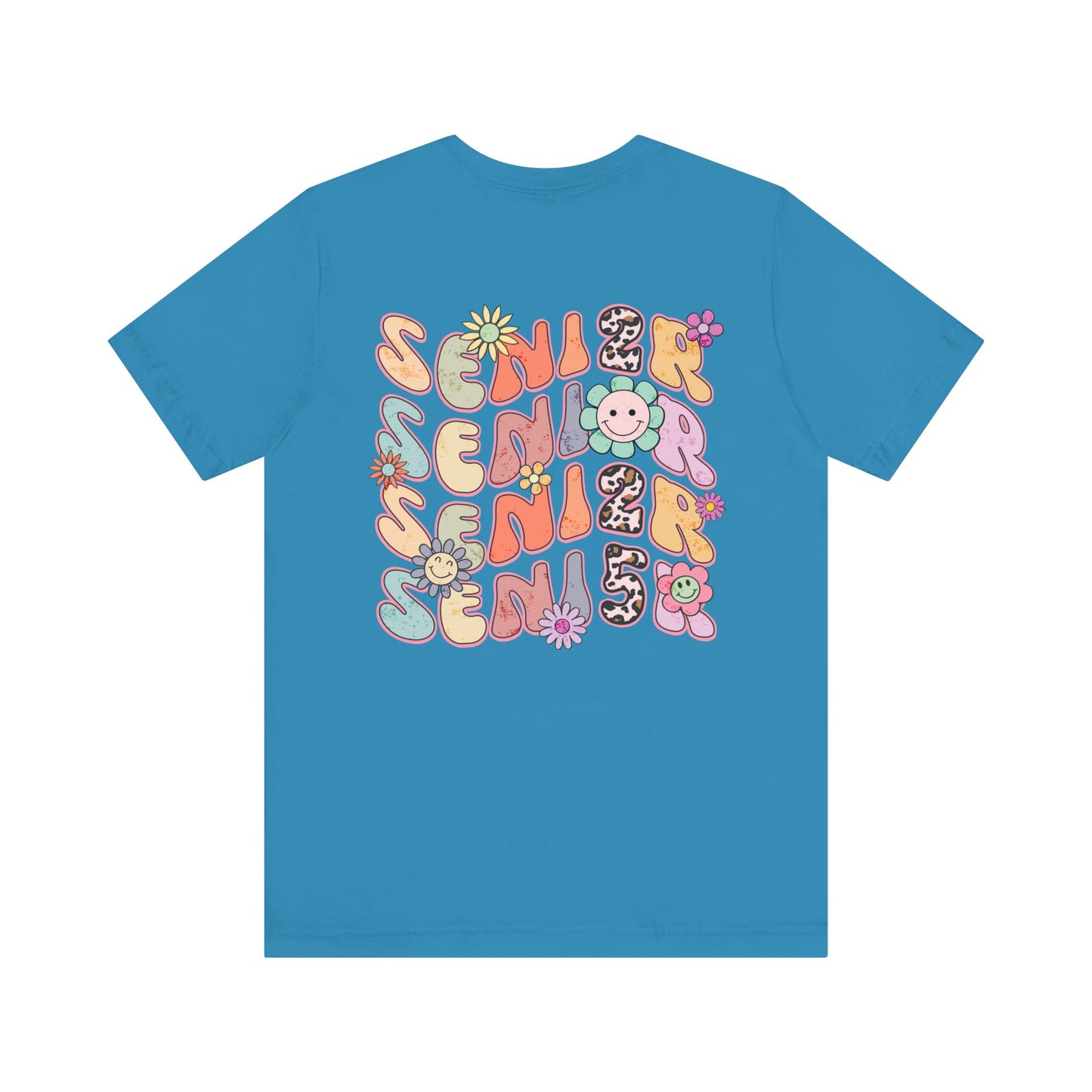 Senior 2025 Bella Canvas Unisex Garment-Dyed T-shirt/Front and back design/Senior 2025/Class of 2025/Graduation class of 2025/gift for her