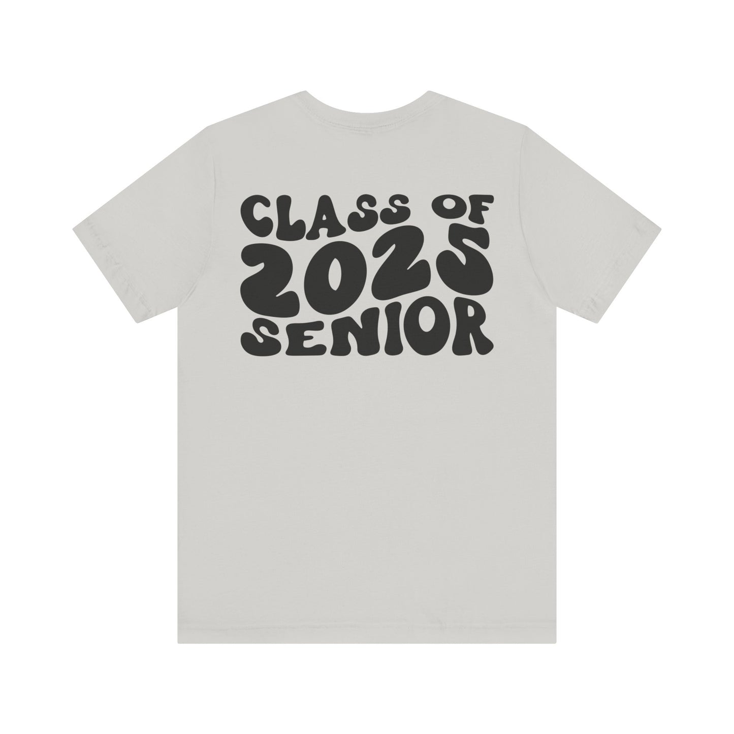 Senior 2025 Front and Back Design Short Sleeve Tee/Panthers 2025