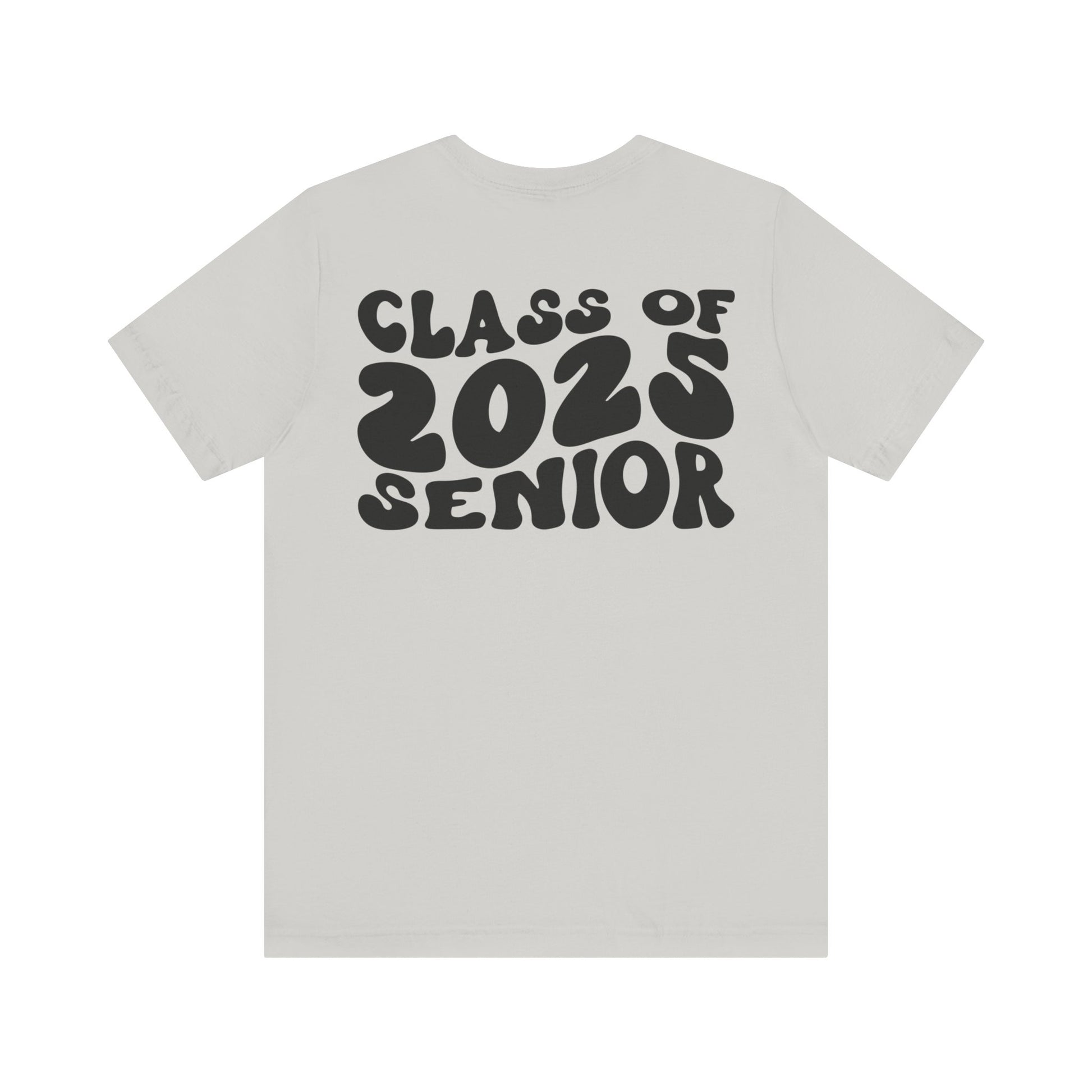 Senior 2025 Front and Back Design Short Sleeve Tee/Panthers 2025