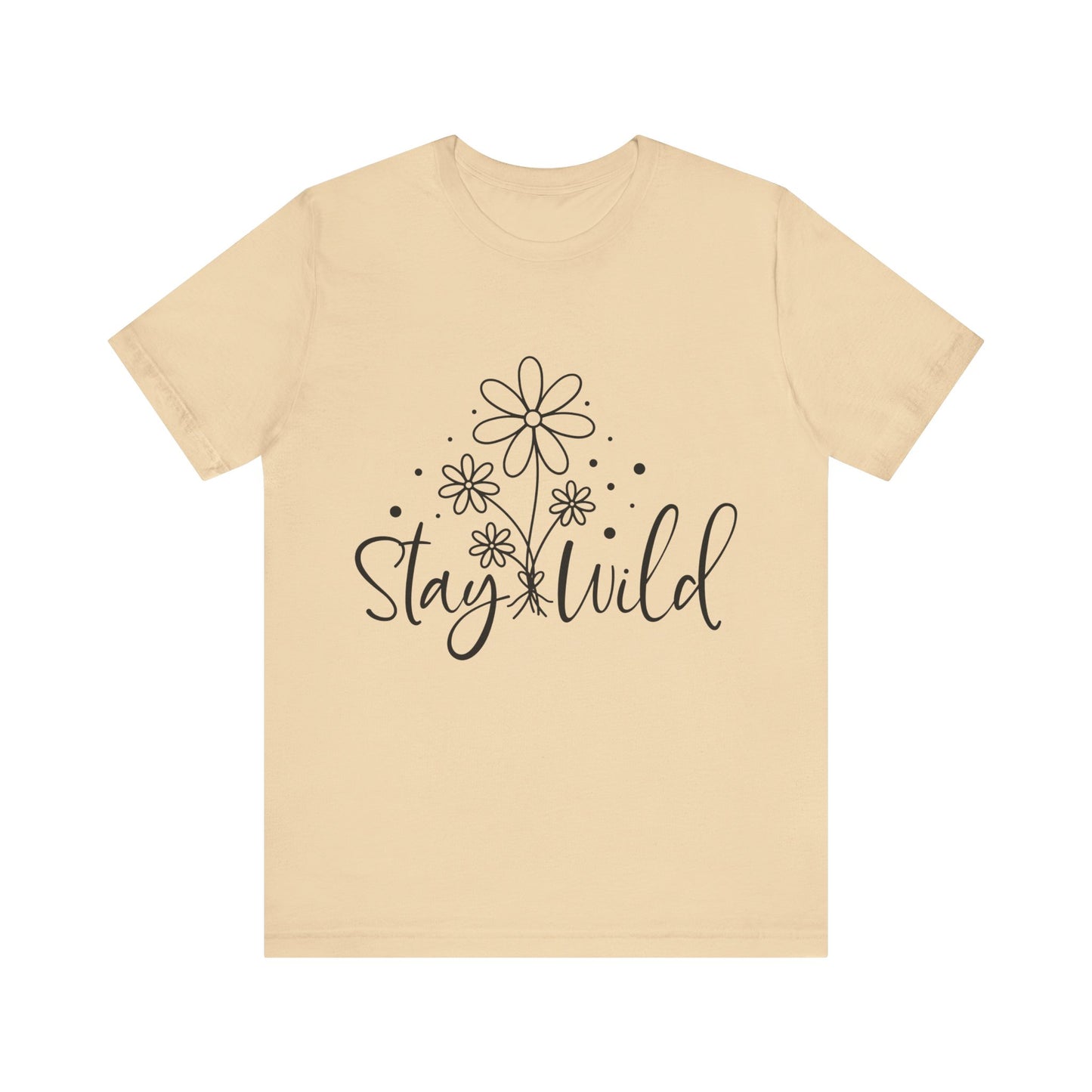 Stay Wild Jersey Short Sleeve Tee