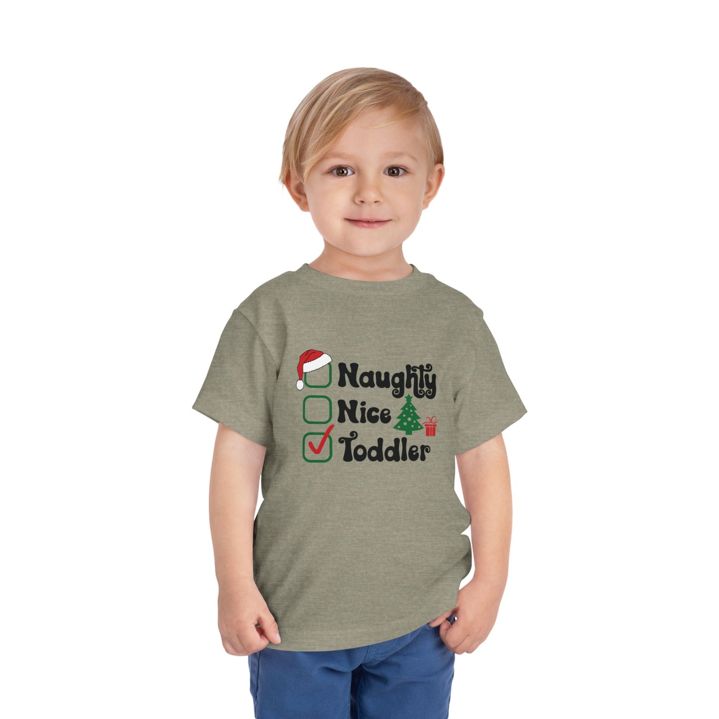 Christmas Toddler Short Sleeve Tee/ Toddler Christmas Tee