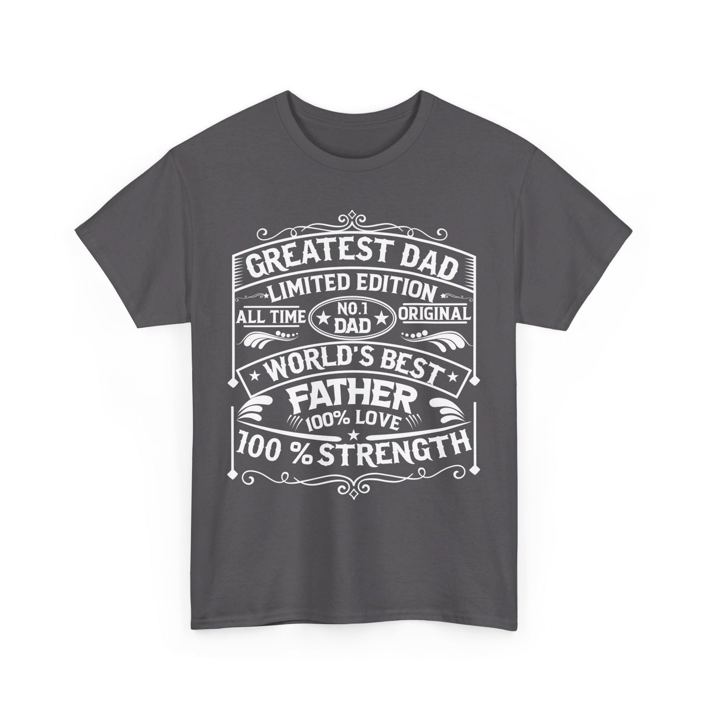Greatest Dad Unisex Heavy Cotton Tee