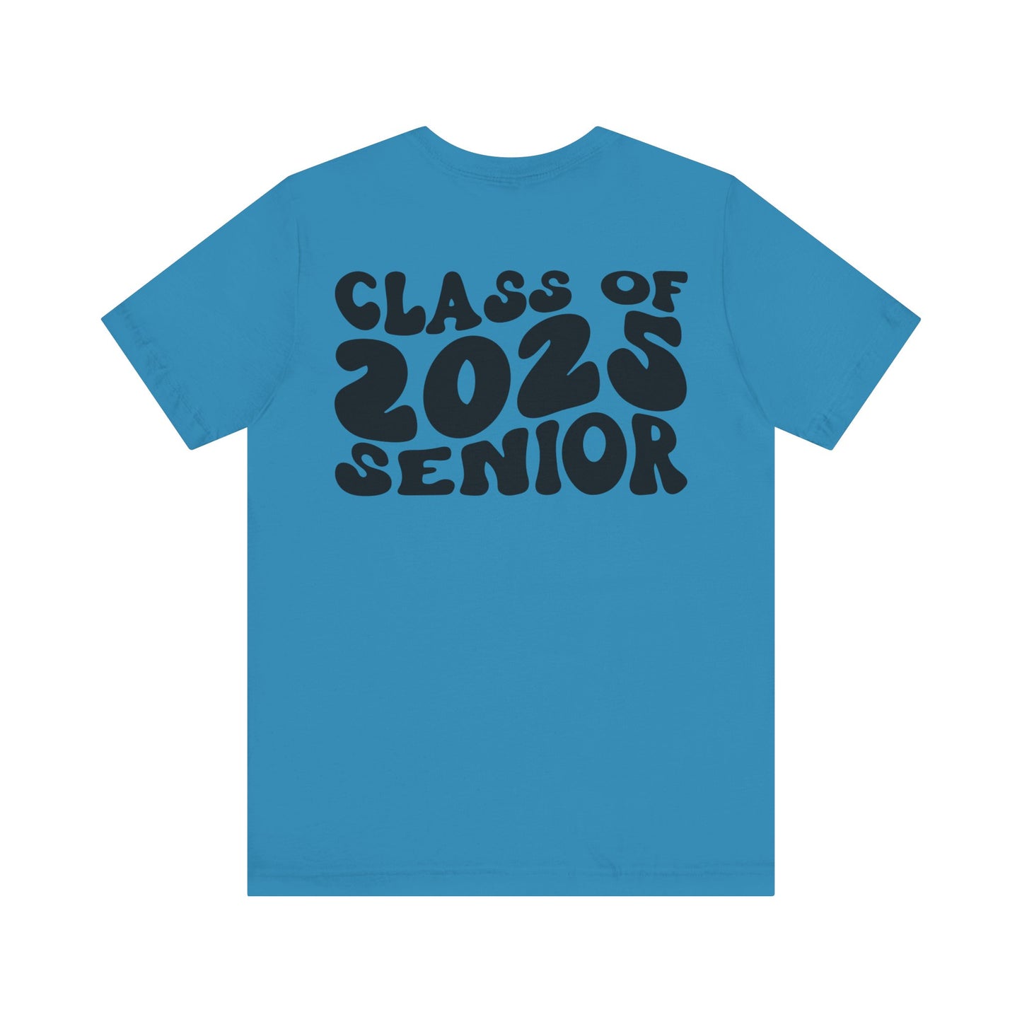 Senior 2025 Front and Back Design Short Sleeve Tee/Panthers 2025
