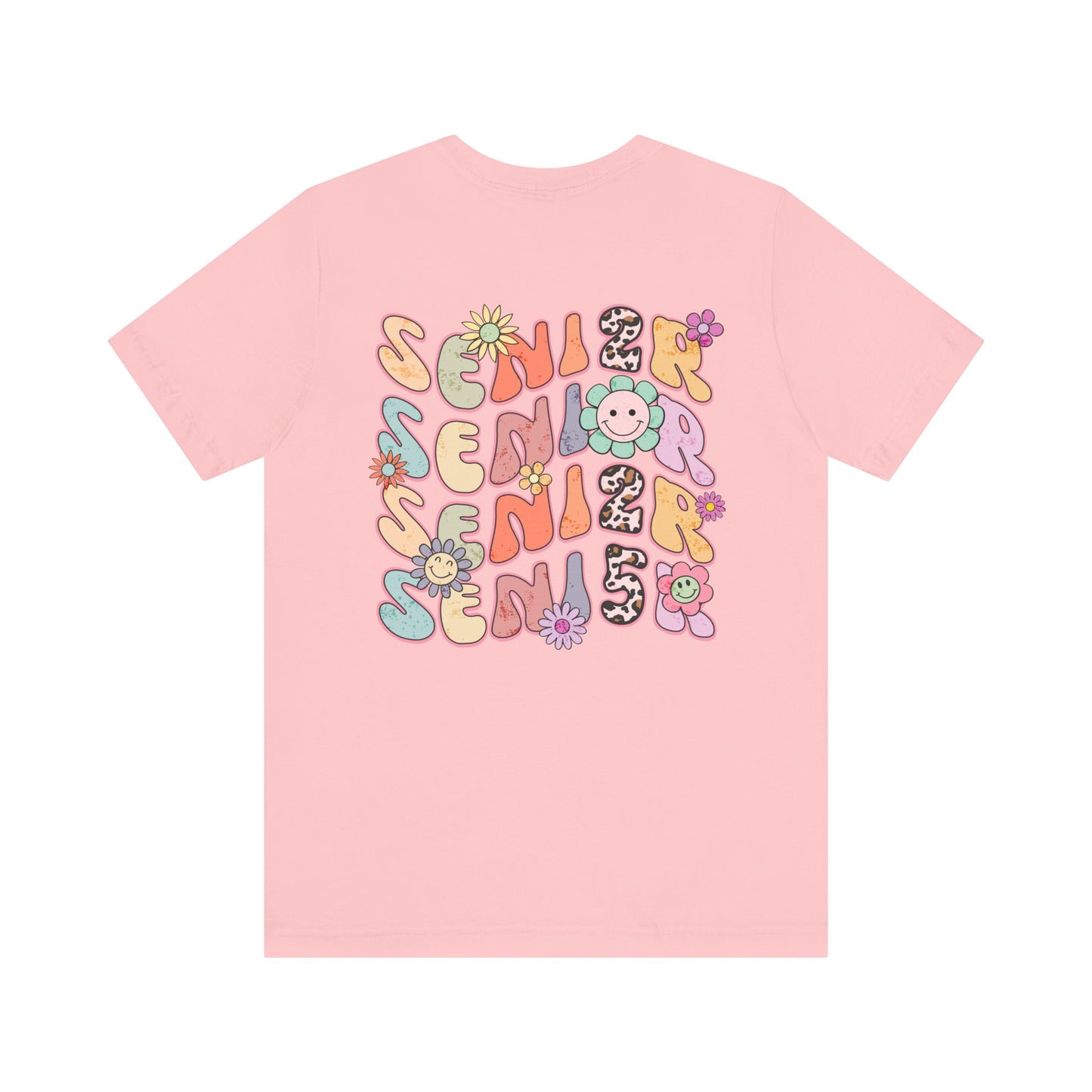 Senior 2025 Bella Canvas Unisex Garment-Dyed T-shirt/Front and back design/Senior 2025/Class of 2025/Graduation class of 2025/gift for her