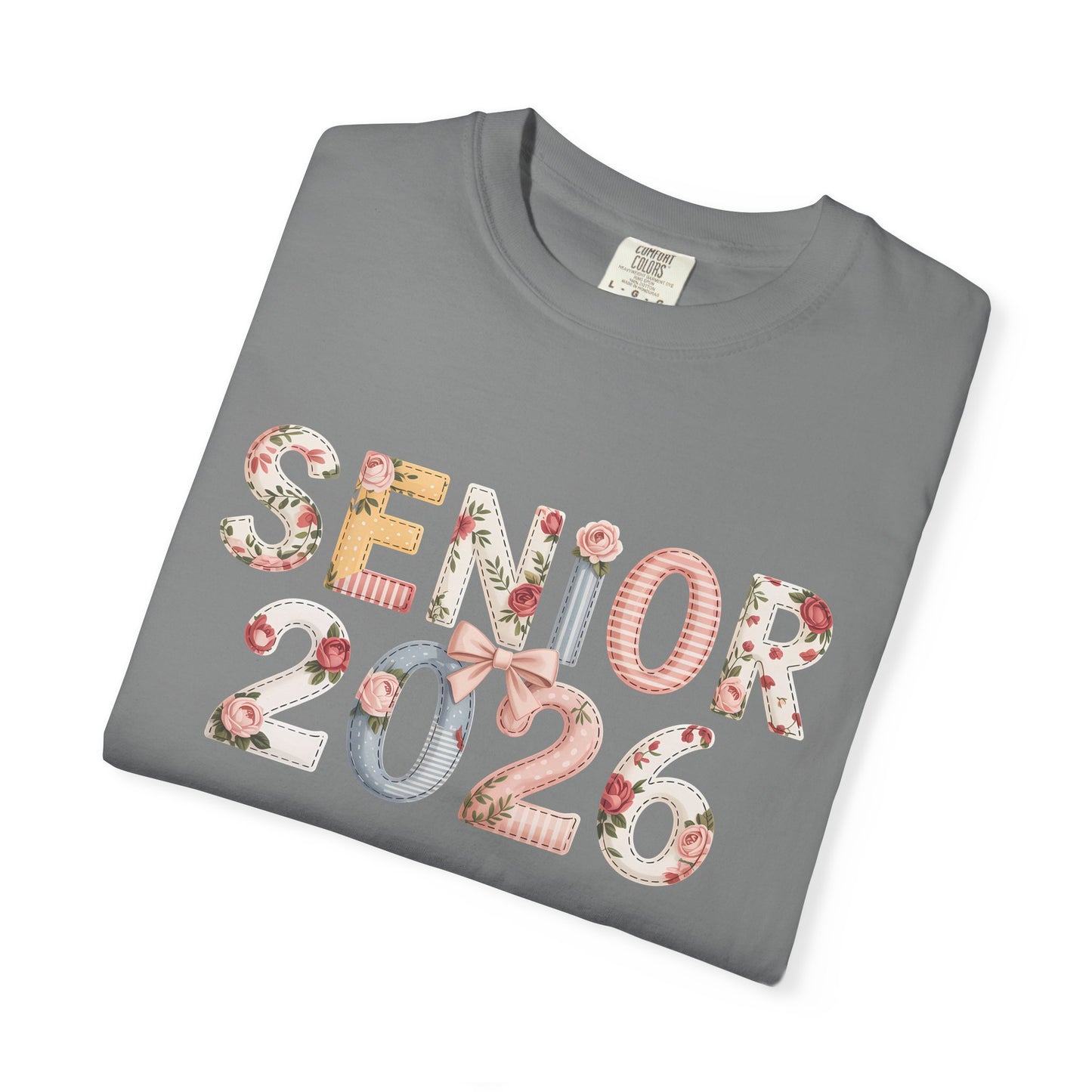 Senior 2026 Garment-Dyed T-shirt, Unisex Graduation Tee - Class of 2026 Apparel, Senior Shirt