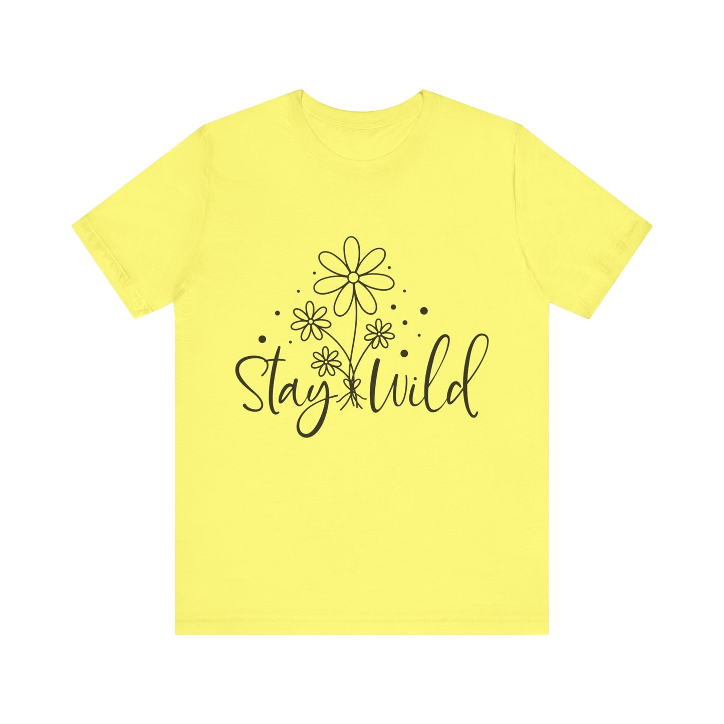 Stay Wild Jersey Short Sleeve Tee