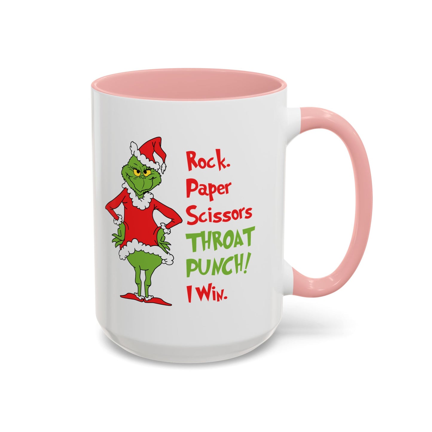 Grinch Accent Coffee Mug (11 oz) /Holiday Mug/ Holiday Coffee Mug/ Funny Holiday Mug