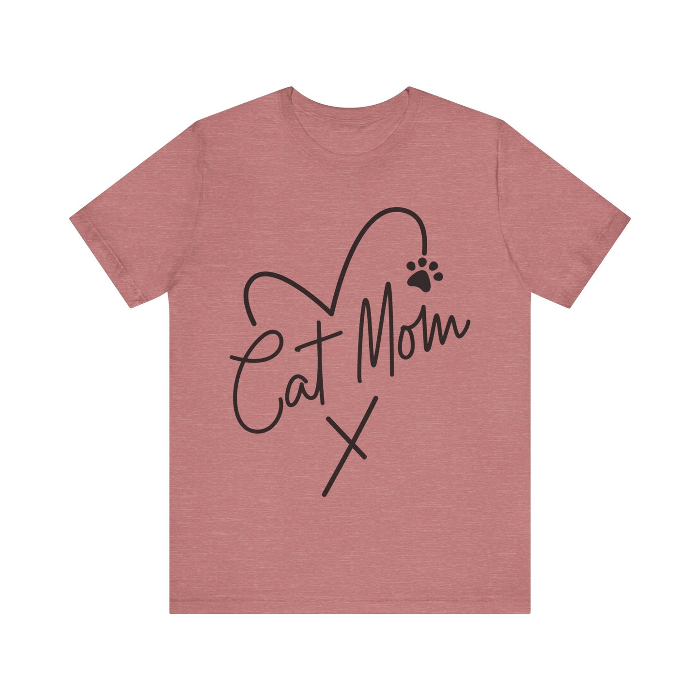 Cat Mom Short Sleeve T-Shirt