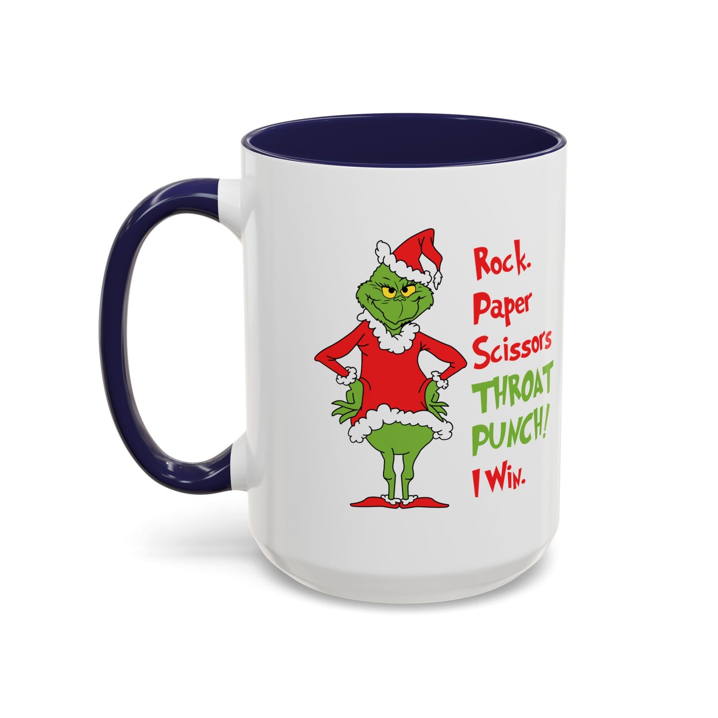 Grinch Accent Coffee Mug (11 oz) /Holiday Mug/ Holiday Coffee Mug/ Funny Holiday Mug