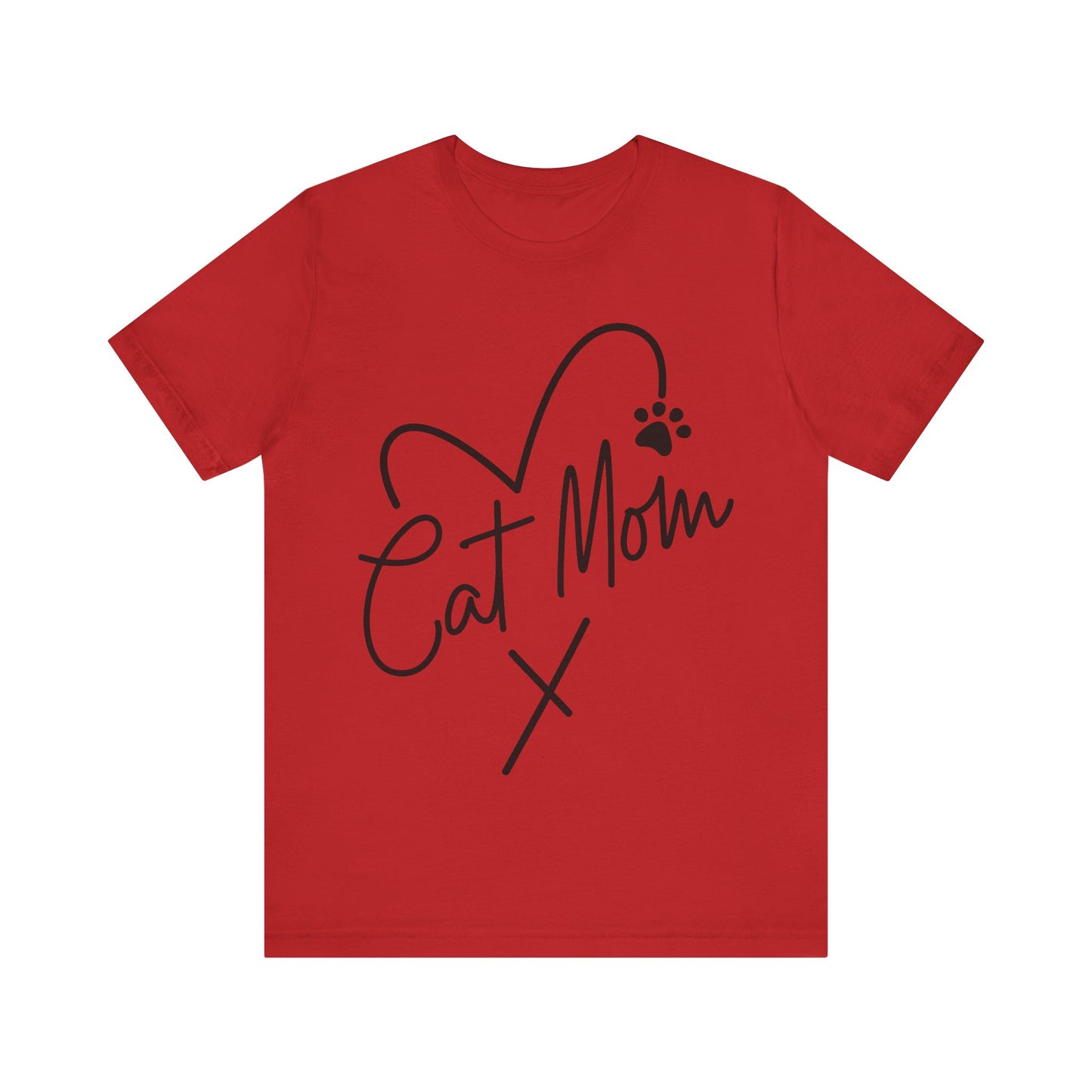 Cat Mom Short Sleeve T-Shirt