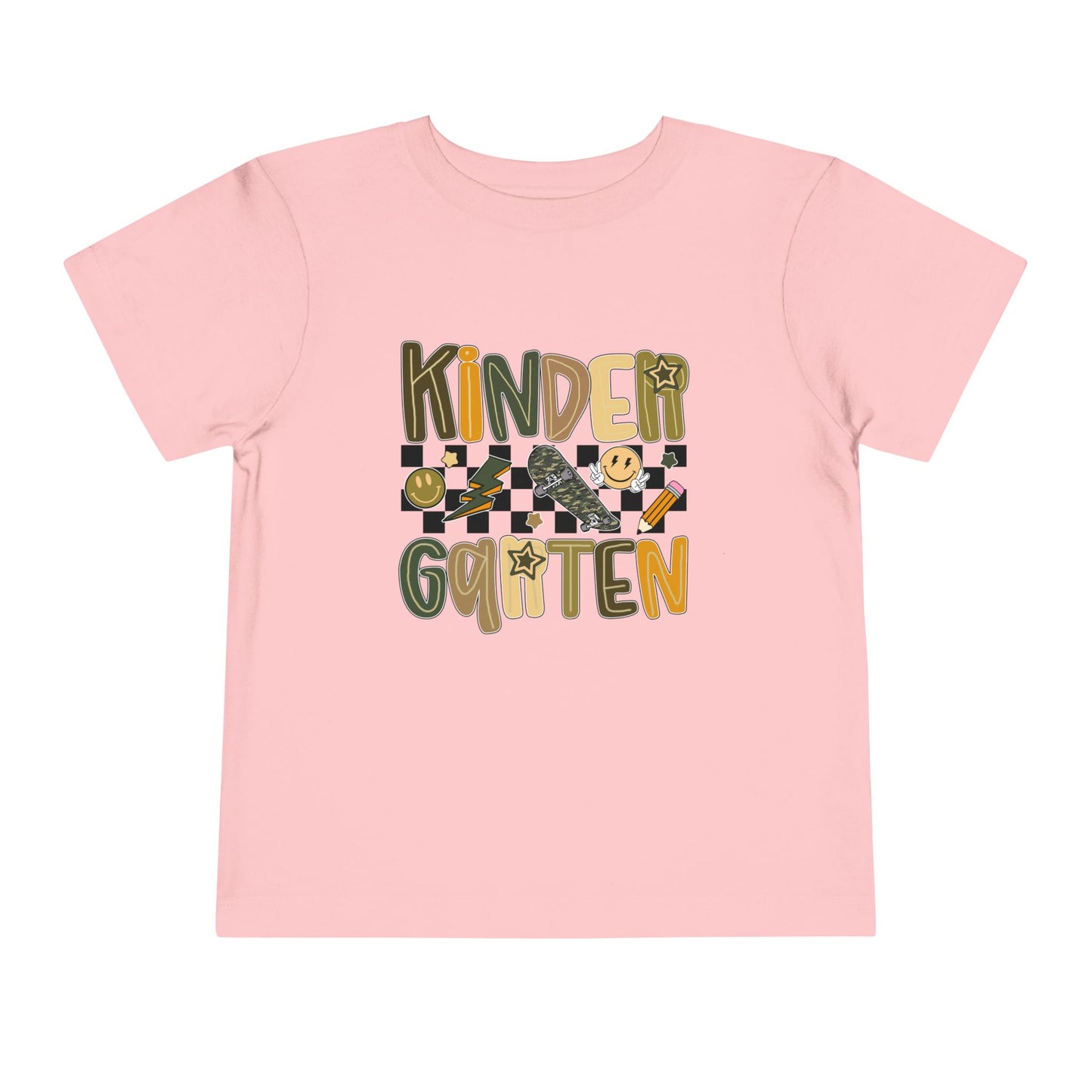 Kindergarten Vibes Toddler Tee, Cute Kids Shirt, Back to School Outfit, Fun Children’s Apparel, Birthday Gift