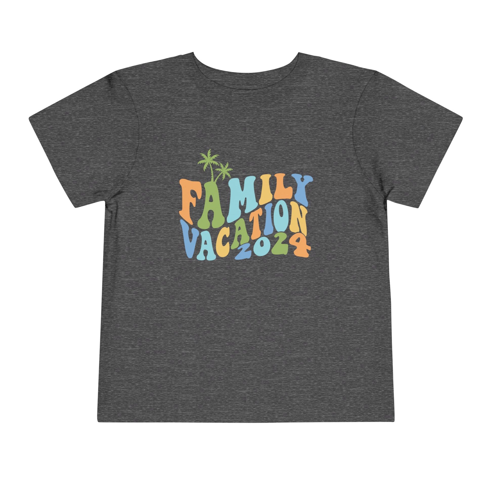 Family Vacation 2024 Matching Toddler Short Sleeve Tee