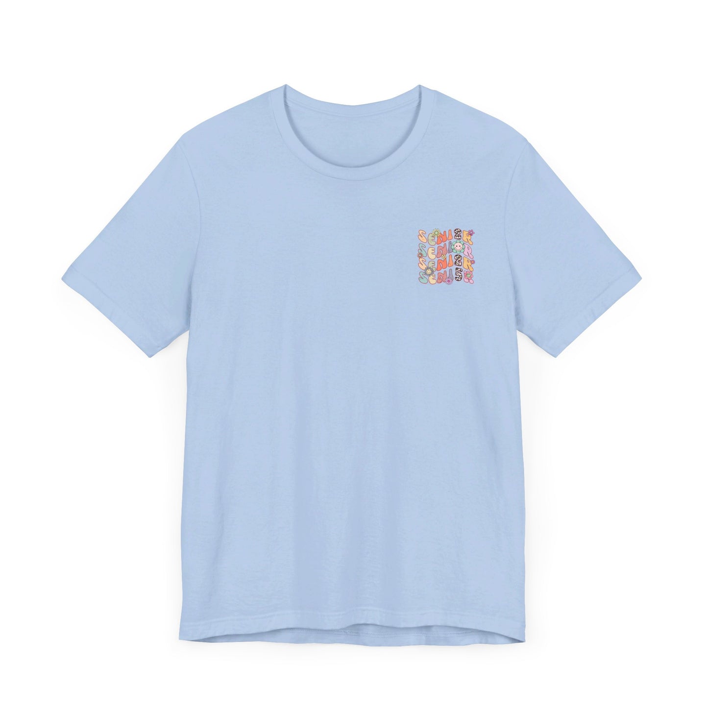 Senior 2025 Bella Canvas Unisex Garment-Dyed T-shirt/Front and back design/Senior 2025/Class of 2025/Graduation class of 2025/gift for her