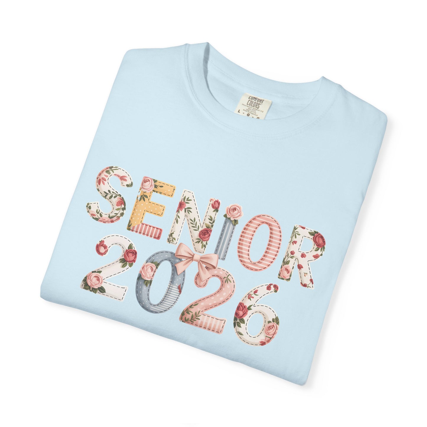 Senior 2026 Garment-Dyed T-shirt, Unisex Graduation Tee - Class of 2026 Apparel, Senior Shirt